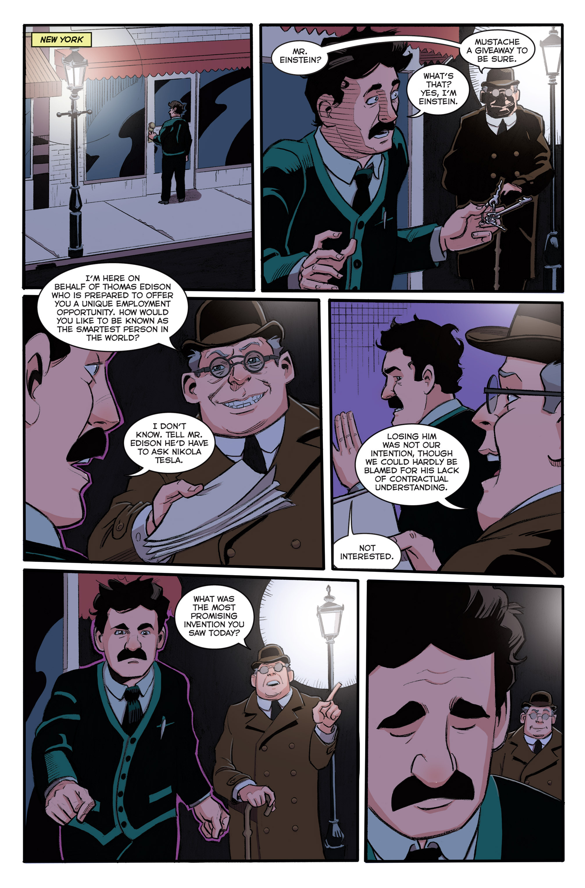 Read online Herald: Lovecraft and Tesla comic -  Issue #5 - 20