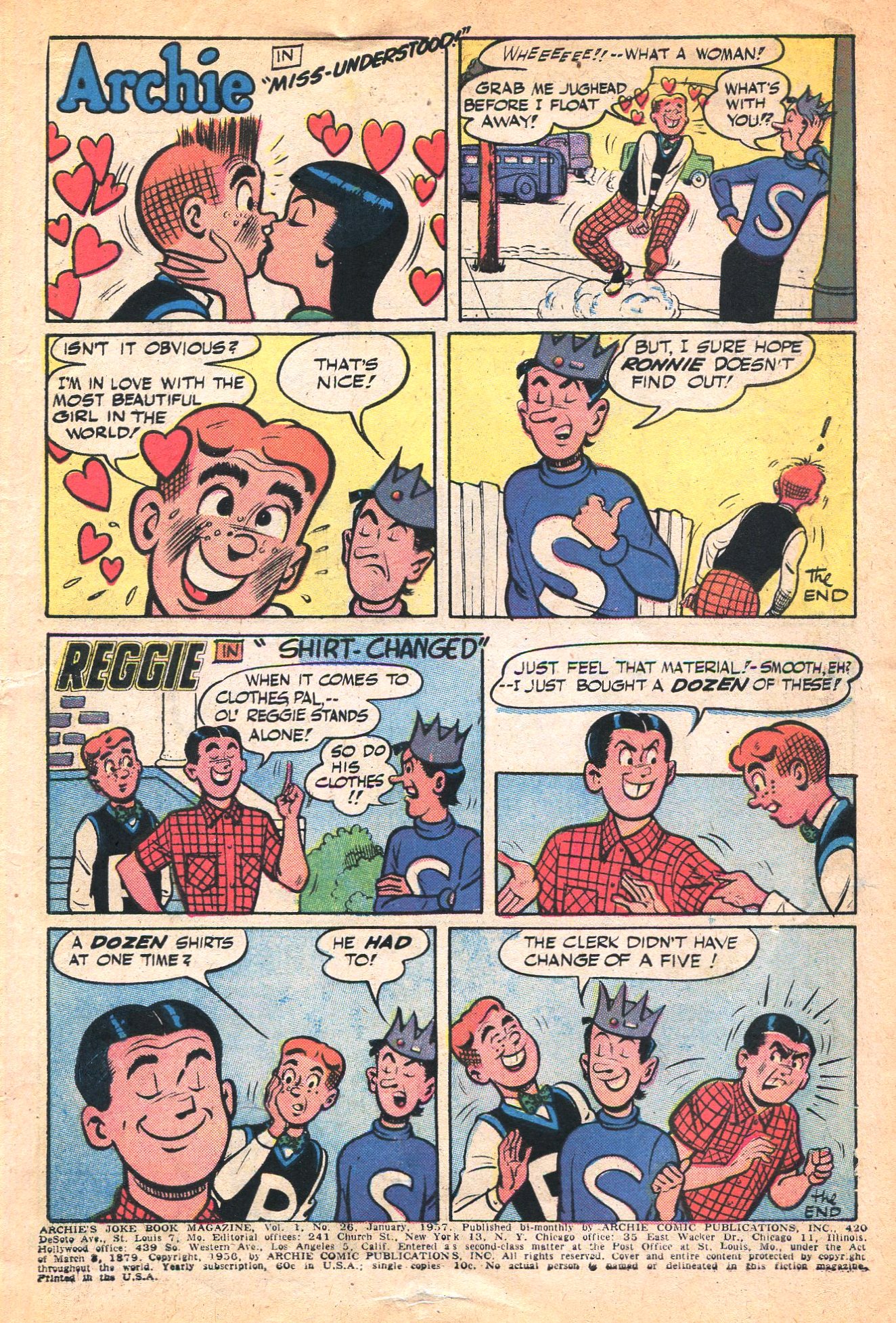 Read online Archie's Joke Book Magazine comic -  Issue #26 - 3