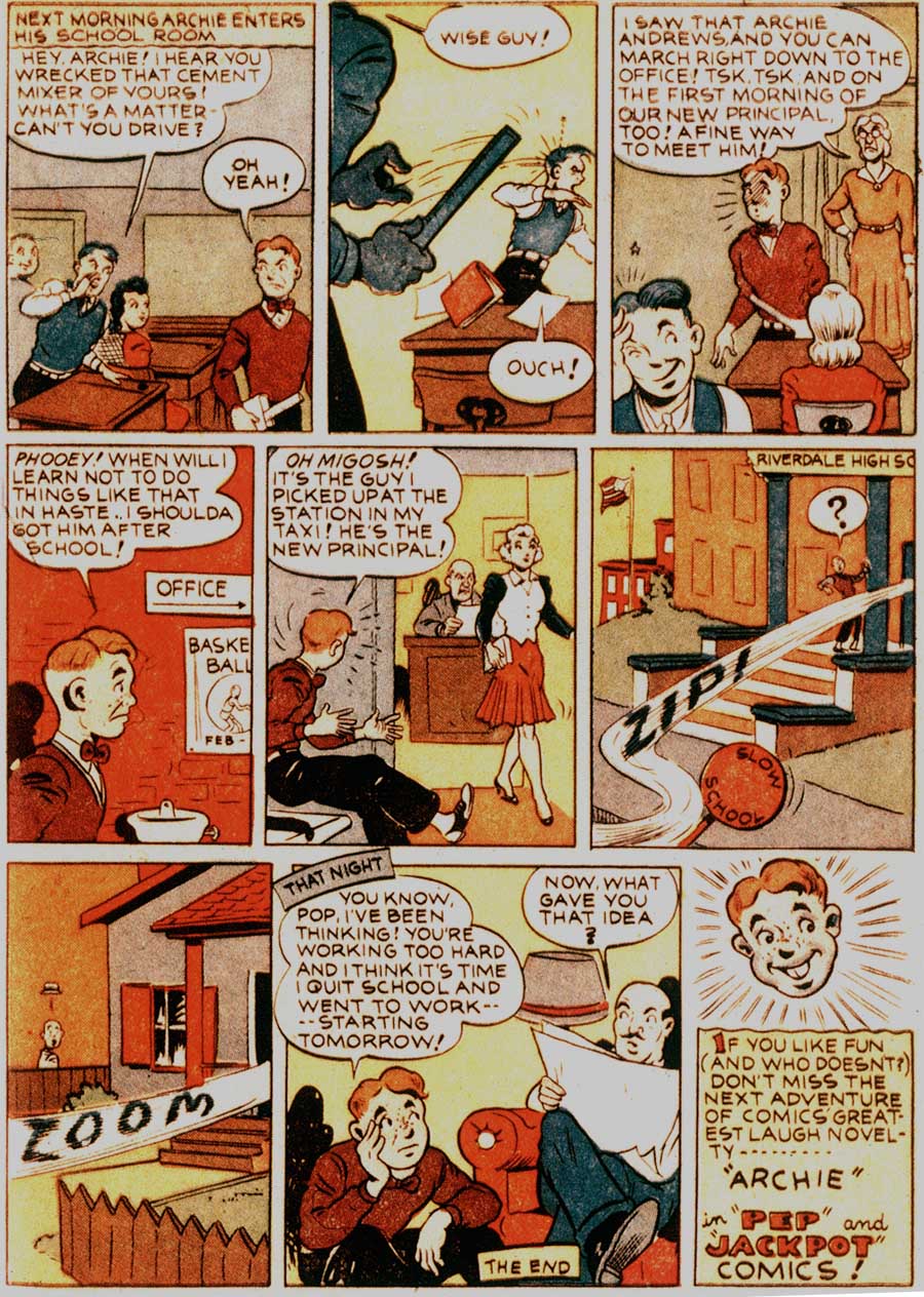 Read online Pep Comics comic -  Issue #25 - 55