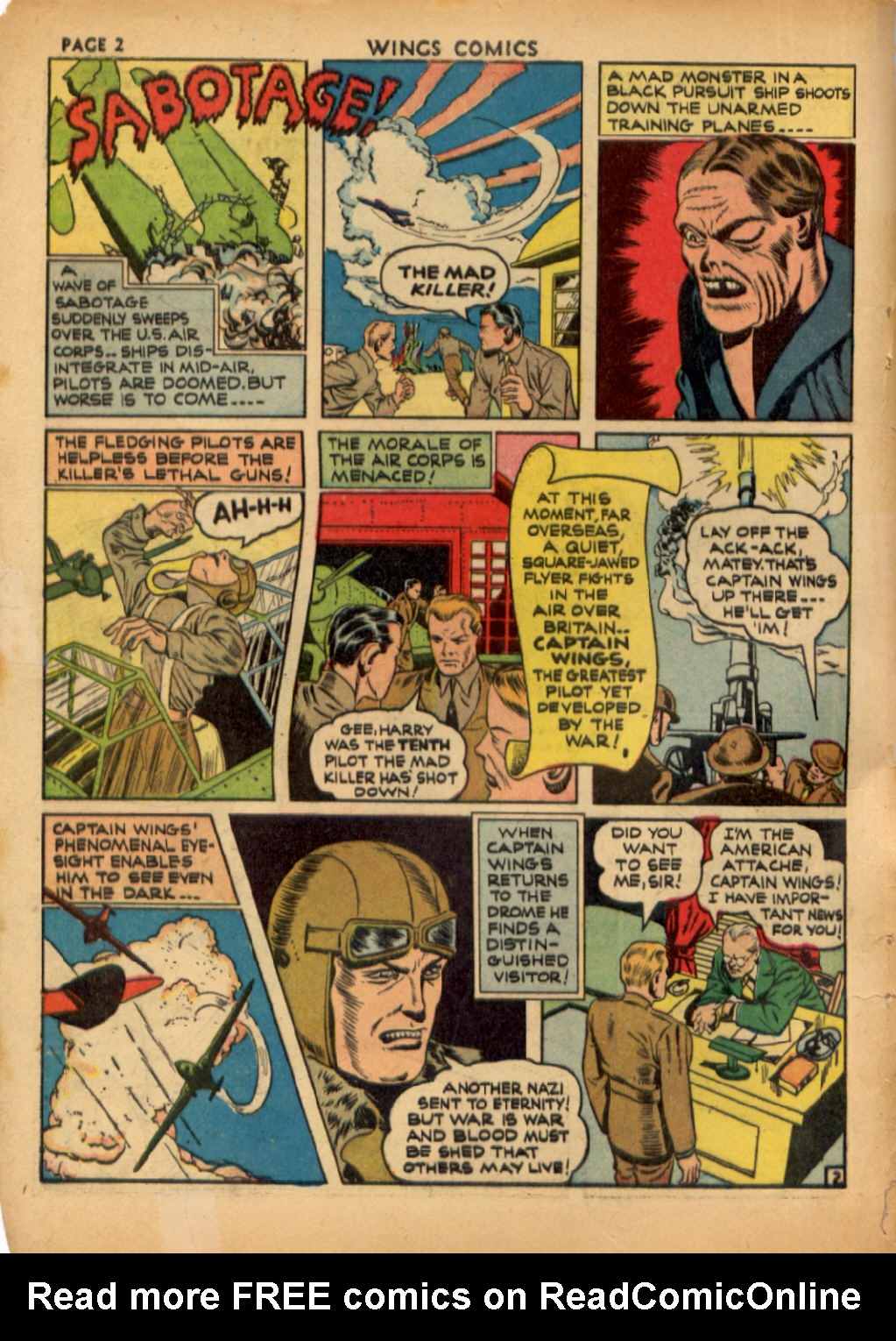 Read online Wings Comics comic -  Issue #16 - 4