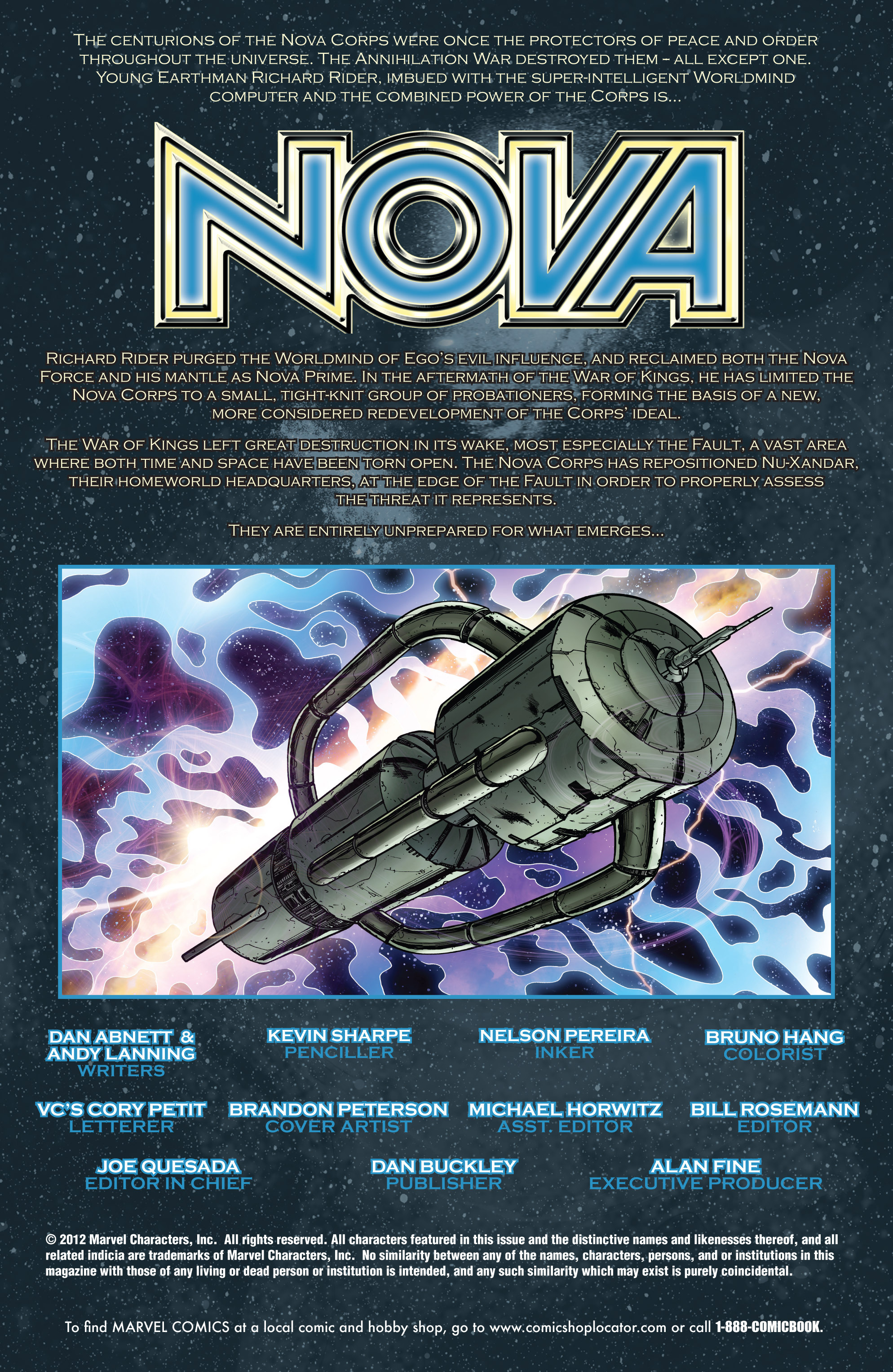 Read online Nova (2007) comic -  Issue #29 - 2