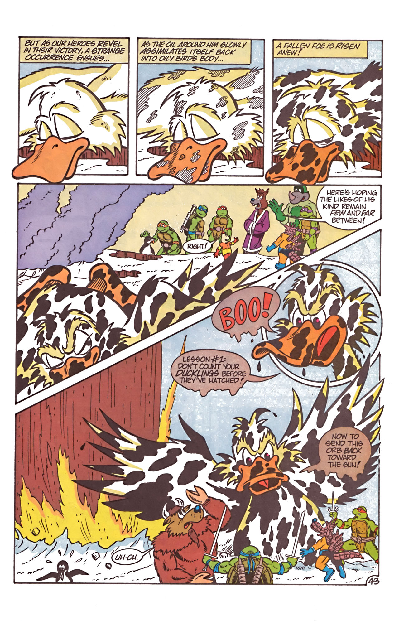 Read online Teenage Mutant Ninja Turtles Meet The Conservation Corps comic -  Issue # Full - 49