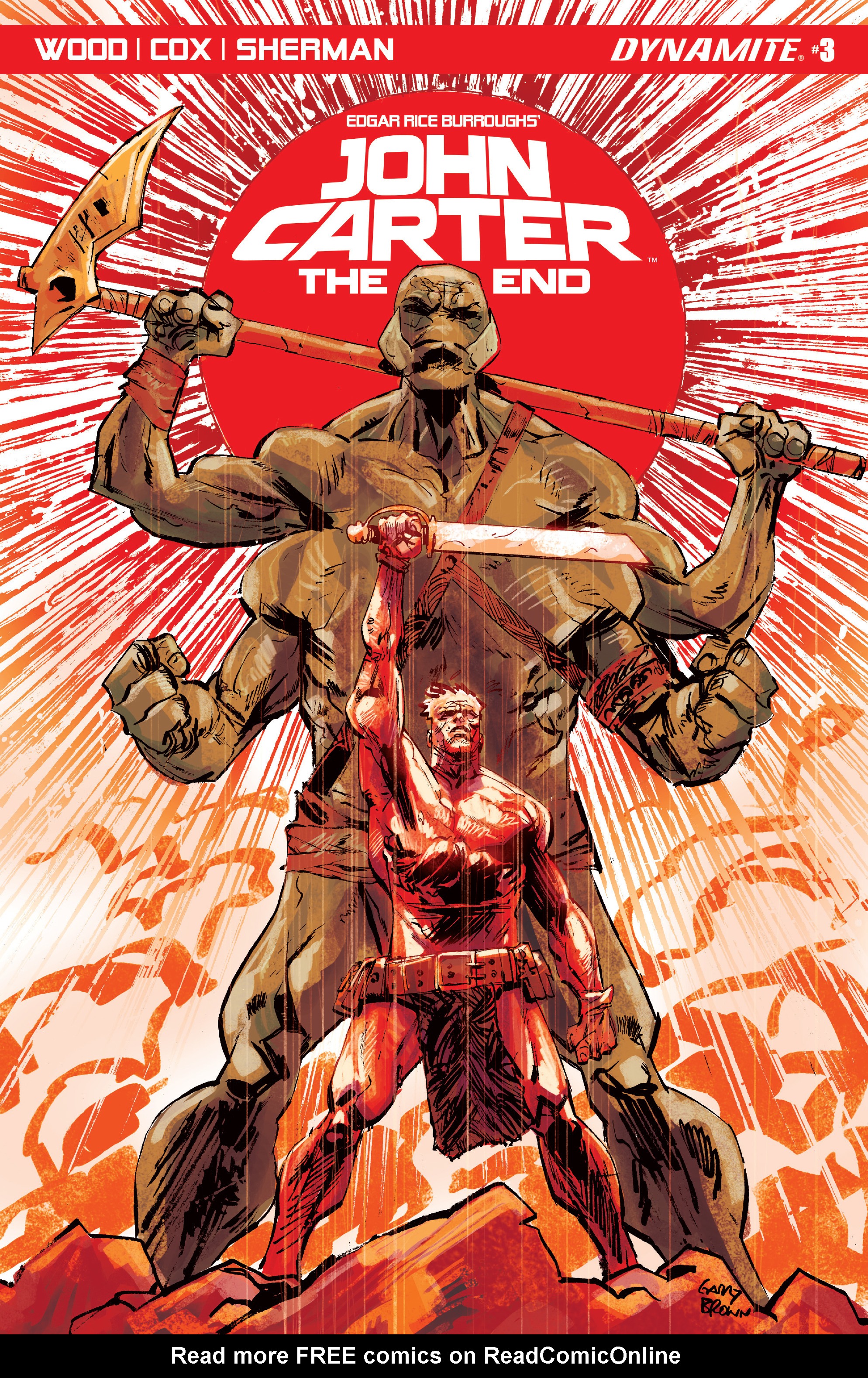 Read online John Carter: The End comic -  Issue #3 - 1