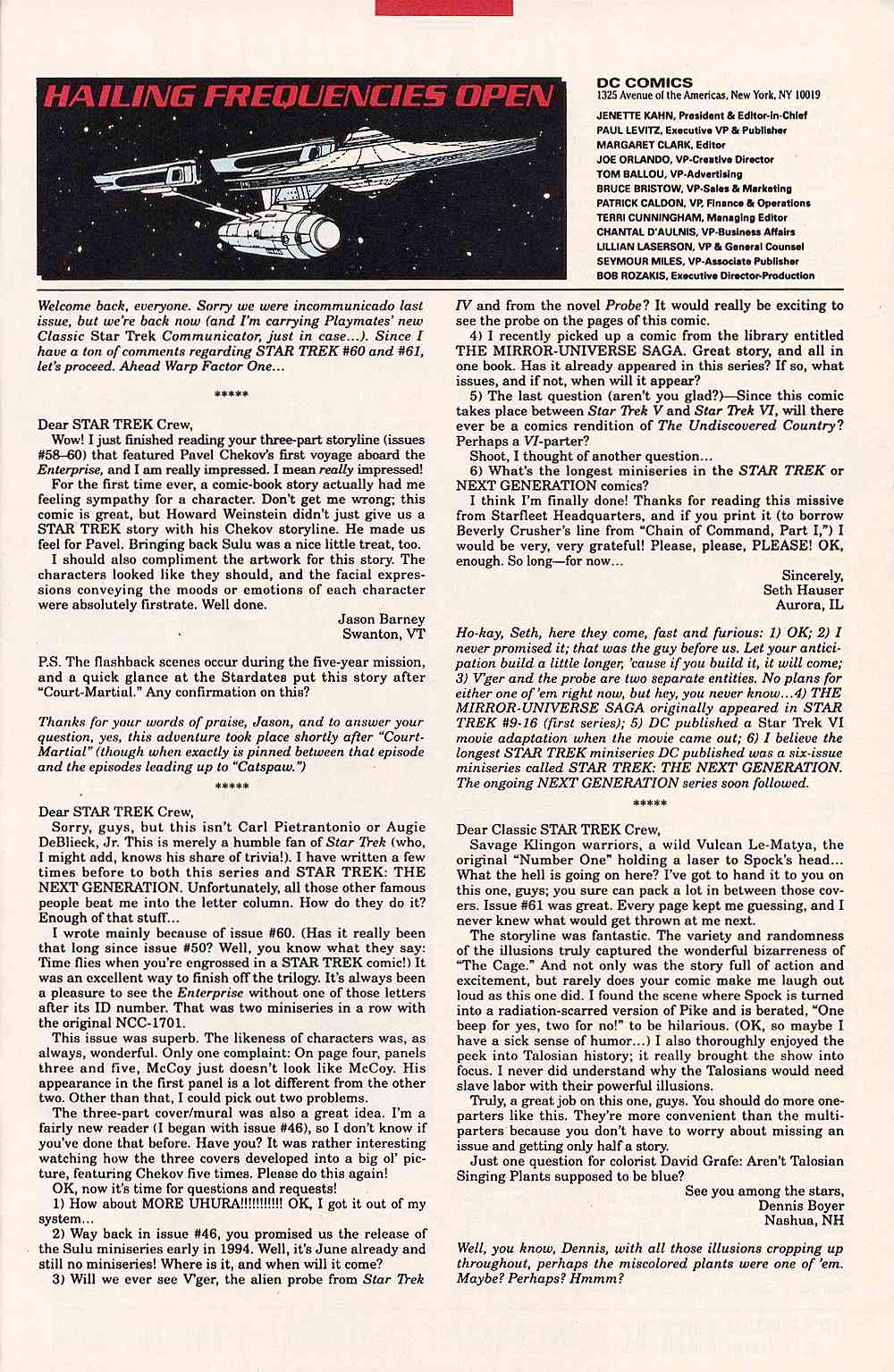 Read online Star Trek (1989) comic -  Issue #65 - 26