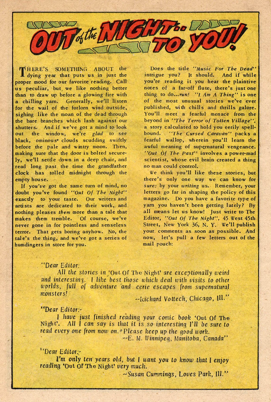 Read online Out of the Night comic -  Issue #12 - 26