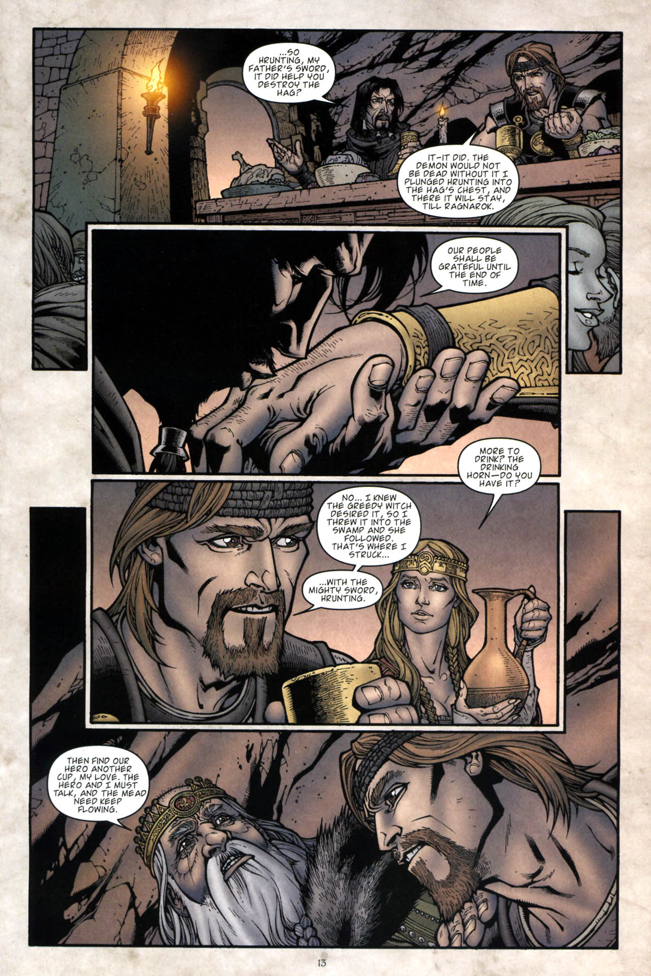 Read online Beowulf (2007) comic -  Issue #3 - 15
