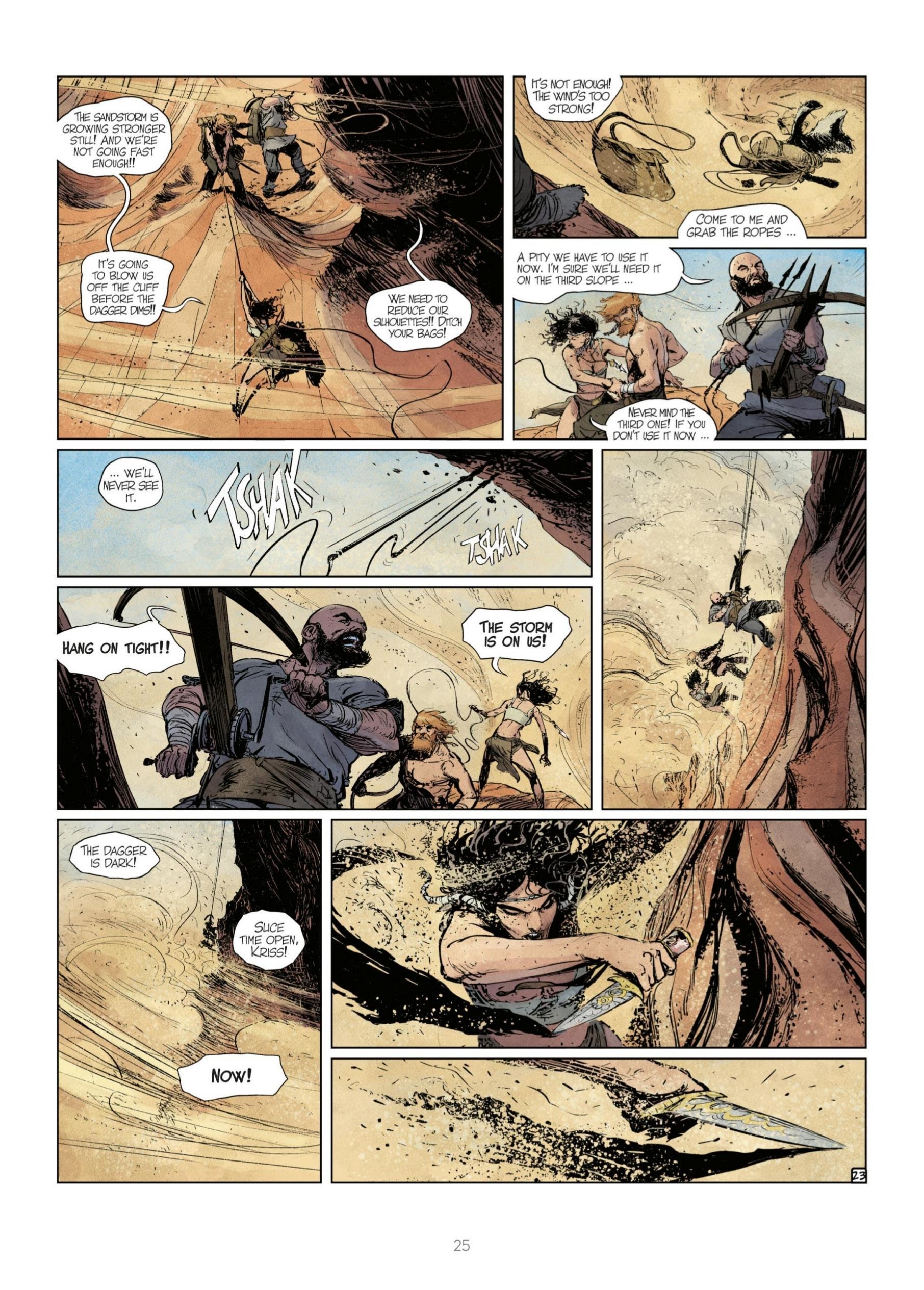 Read online Kriss of Valnor: The Mountain of Time comic -  Issue # Full - 27