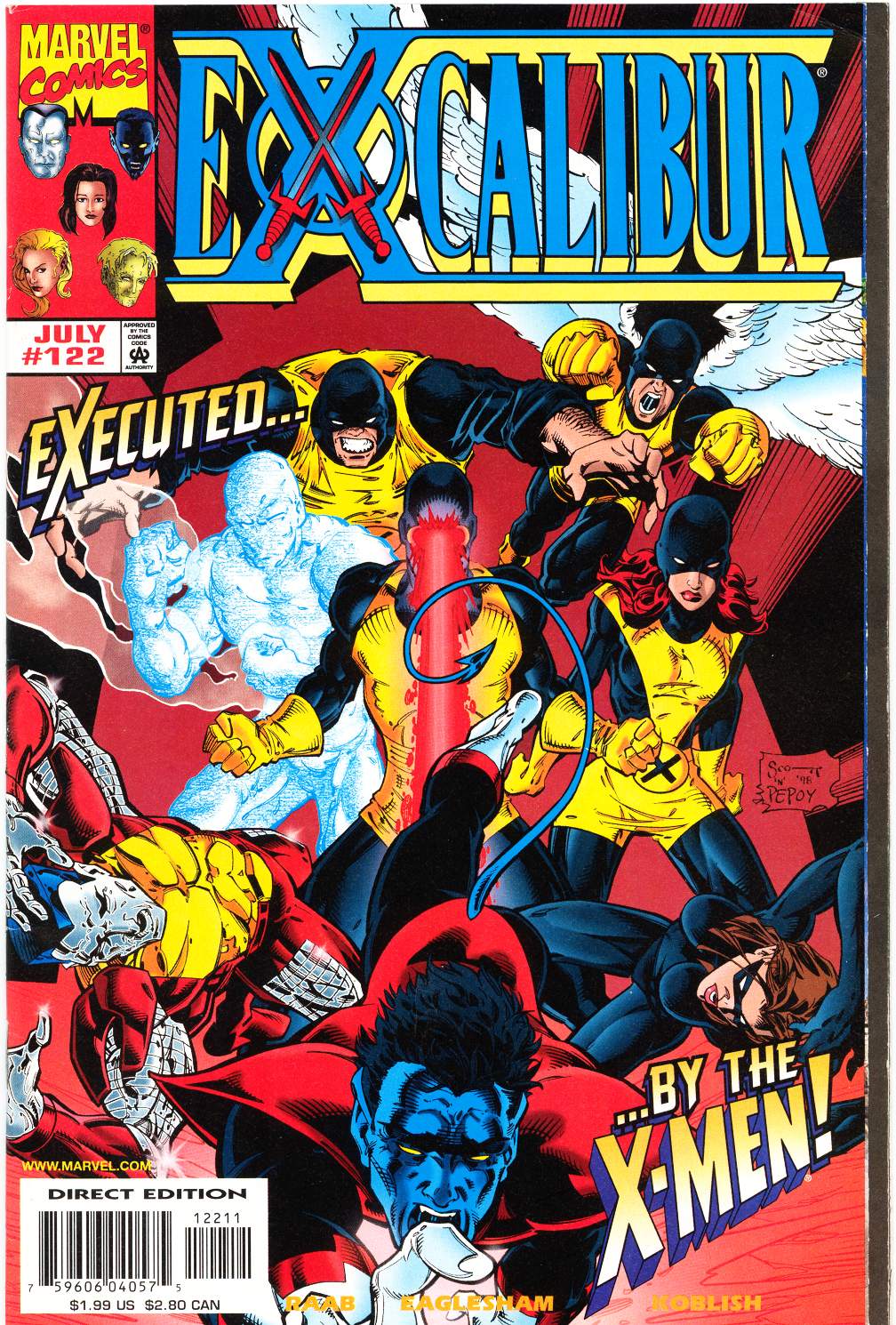 Read online Excalibur (1988) comic -  Issue #122 - 1