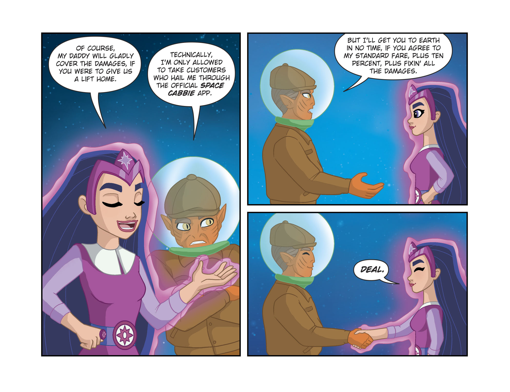 Read online DC Super Hero Girls: Spaced Out comic -  Issue #6 - 9