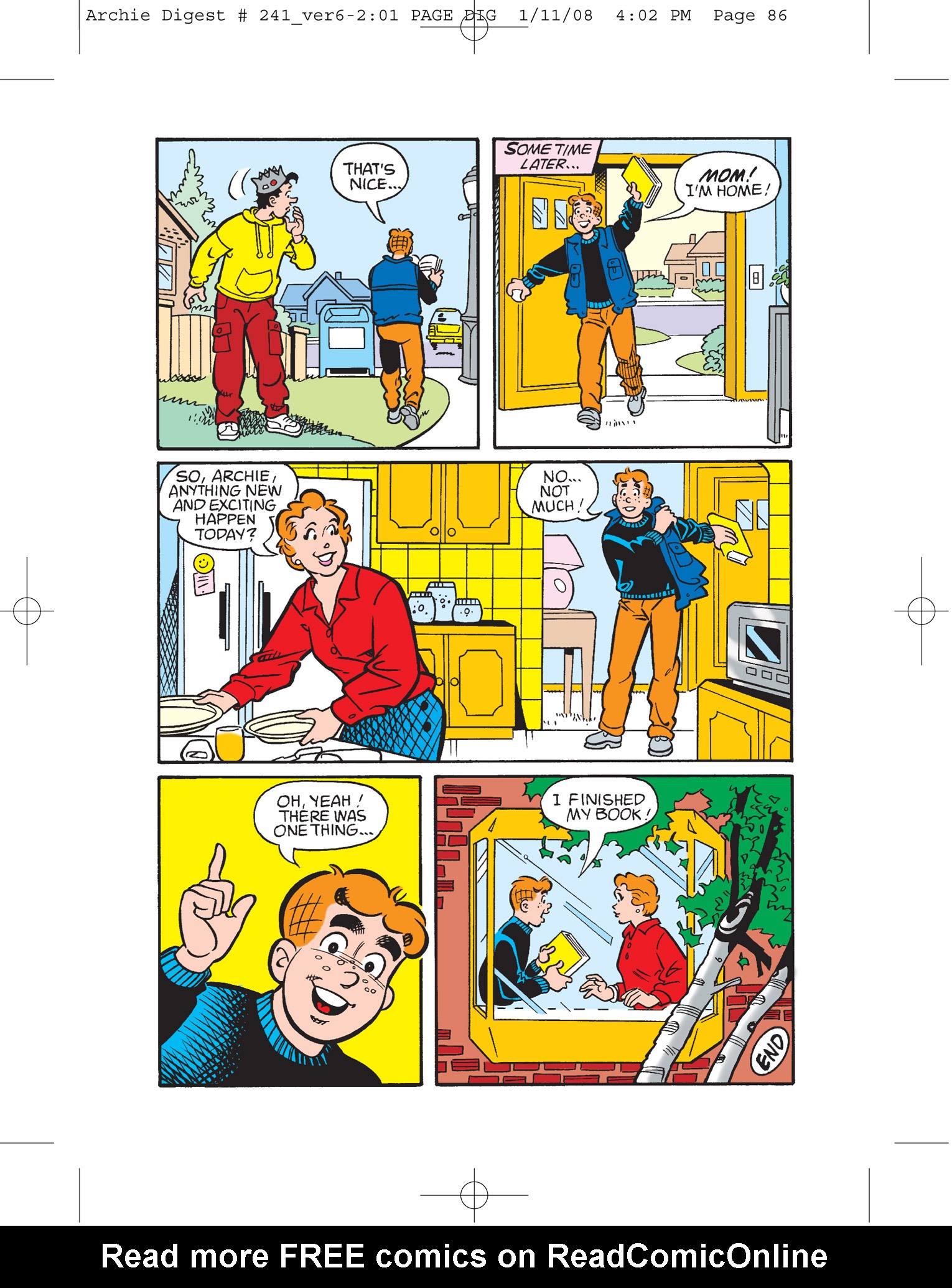 Read online Archie Digest Magazine comic -  Issue #241 - 72