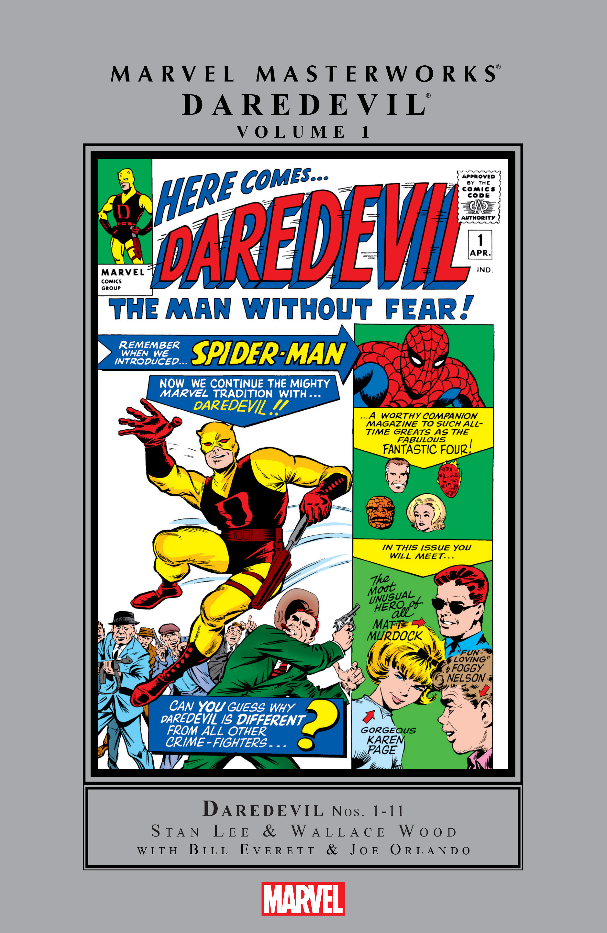 Read online Marvel Masterworks: Daredevil comic -  Issue # TPB 1 (Part 1) - 1