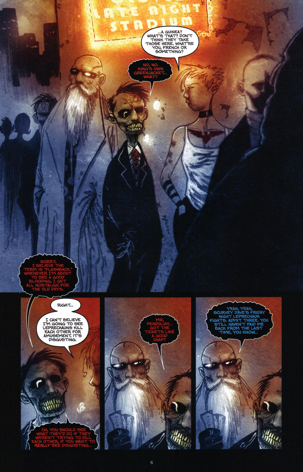 Read online Wormwood: Gentleman Corpse comic -  Issue #5 - 7