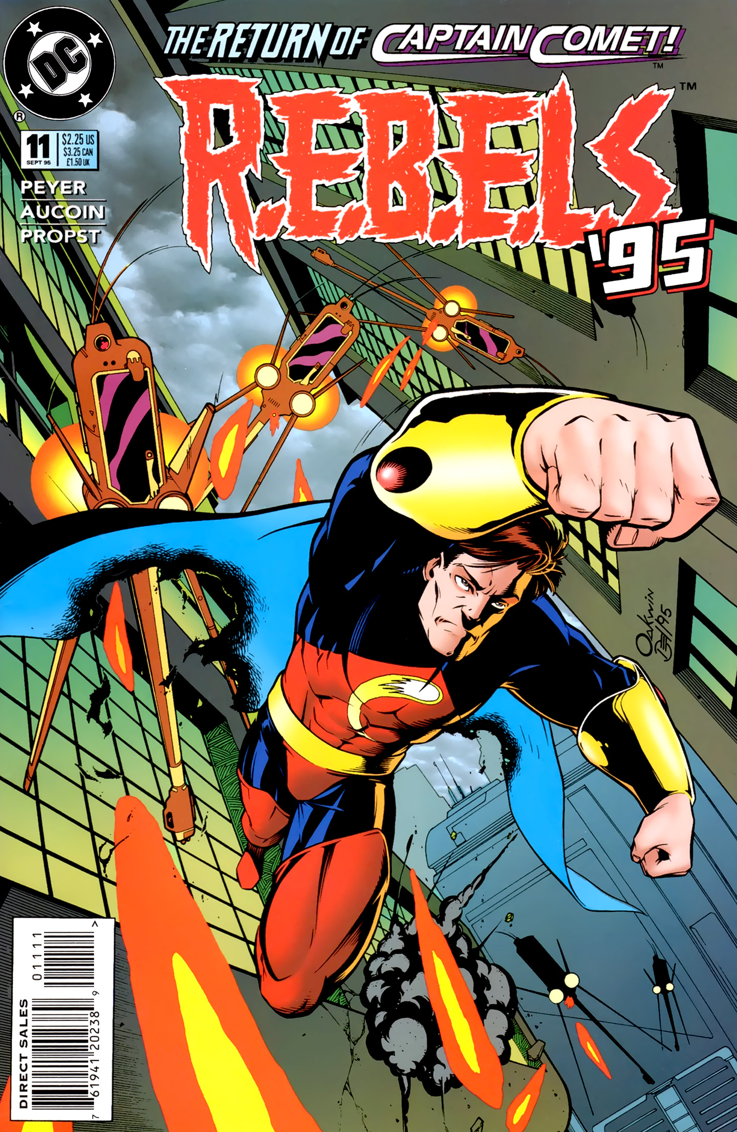 Read online R.E.B.E.L.S. '94 comic -  Issue #11 - 1