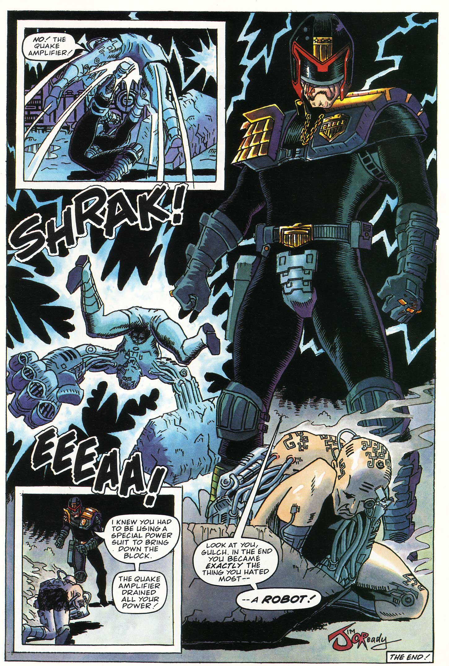 Read online Judge Dredd Lawman of the Future comic -  Issue #7 - 25