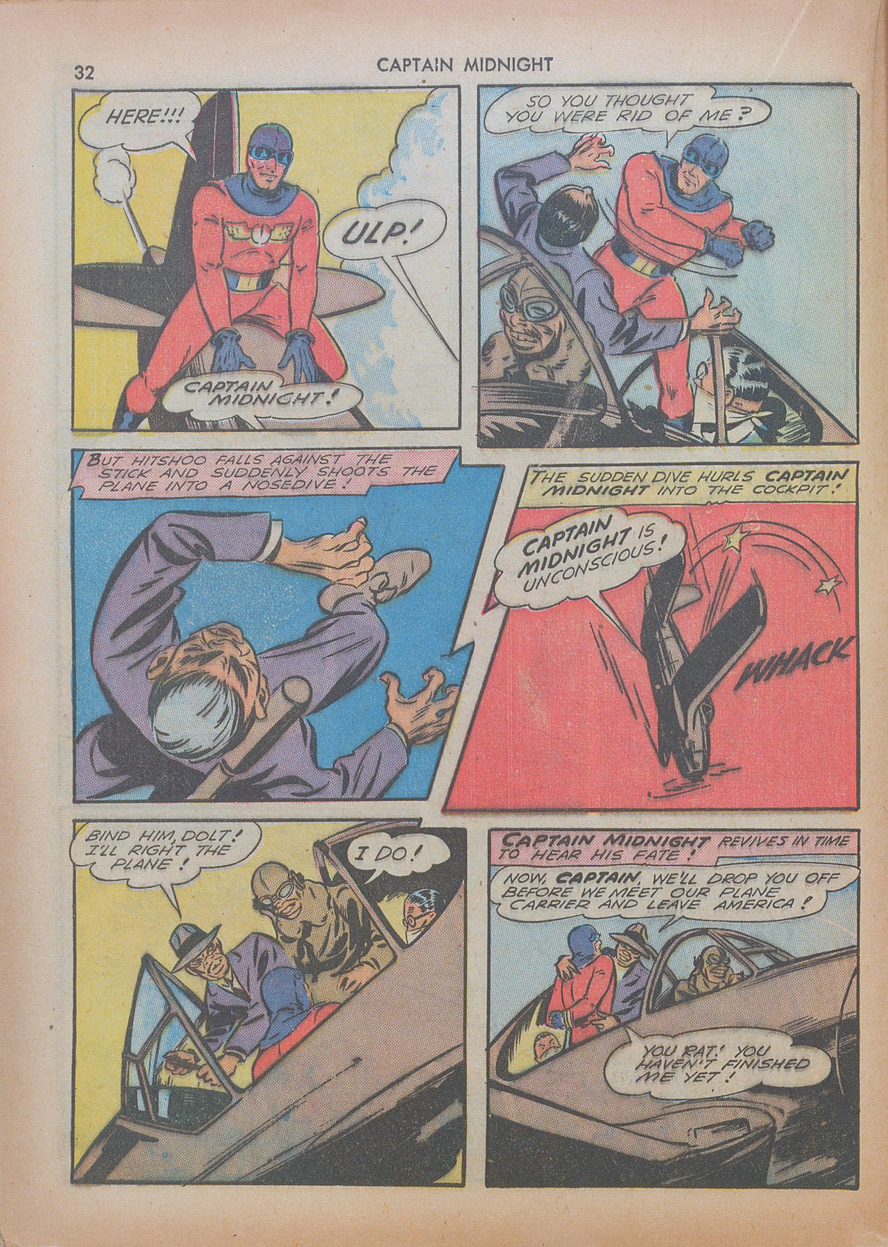 Read online Captain Midnight (1942) comic -  Issue #7 - 32