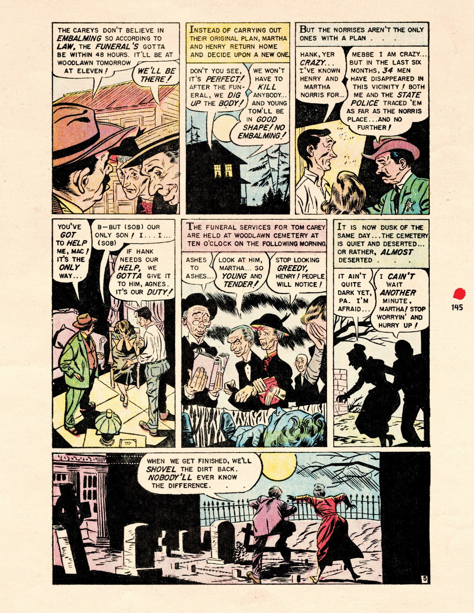 Read online Chilling Archives of Horror Comics comic -  Issue # TPB 5 - 145