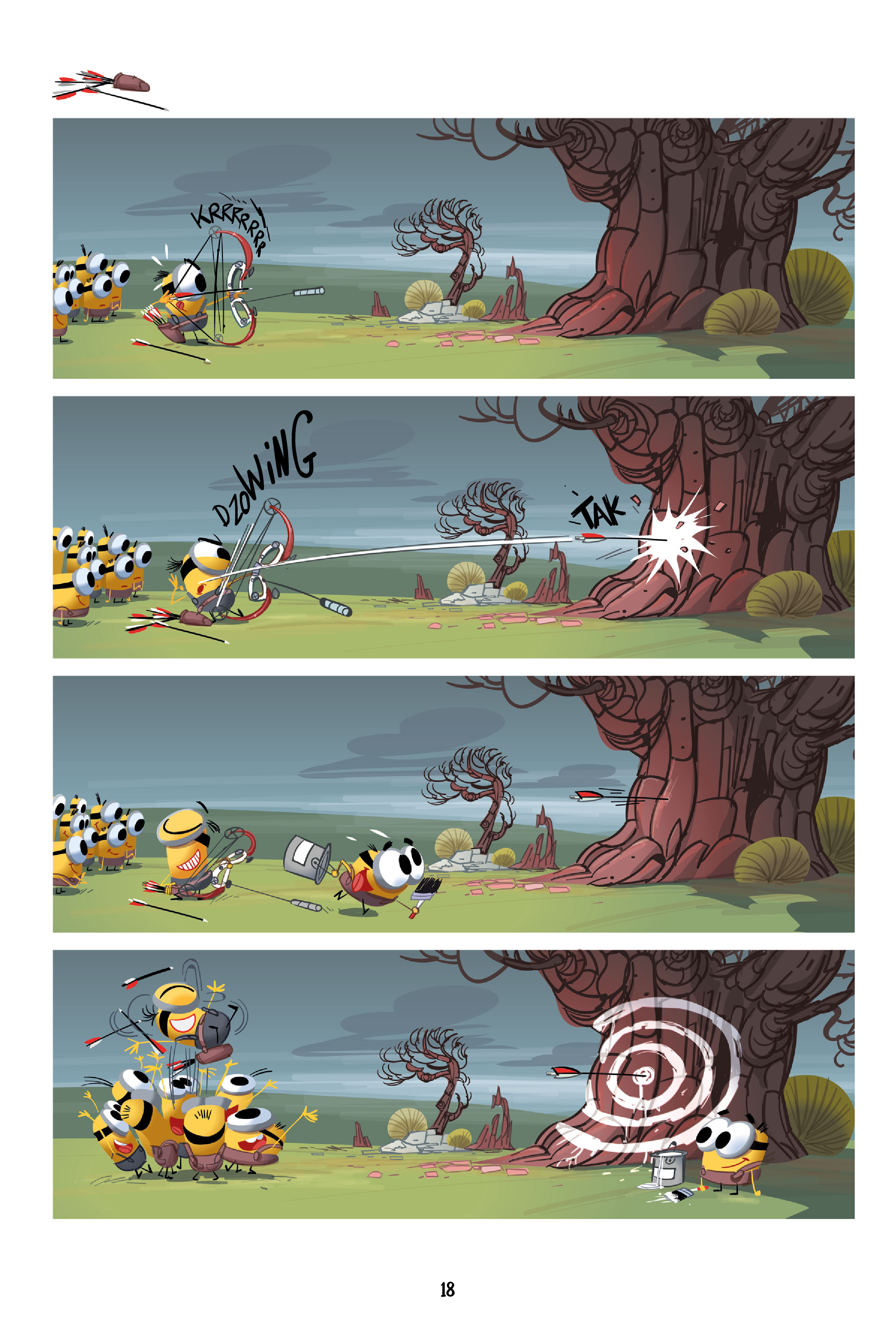 Read online Minions: Super Banana Games! comic -  Issue # Full - 19