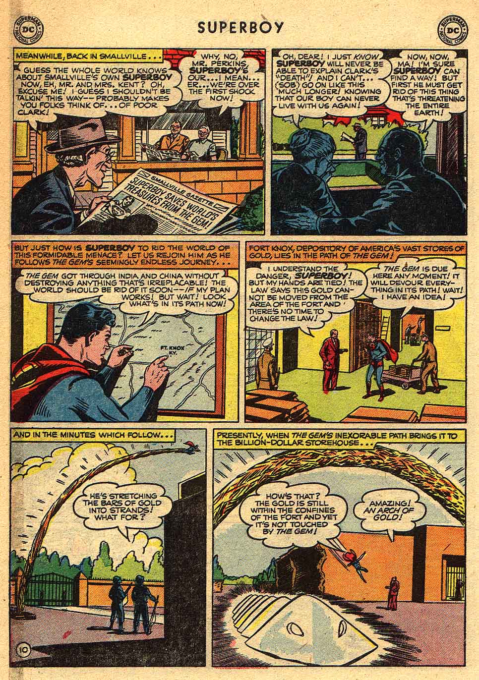 Read online Superboy (1949) comic -  Issue #19 - 11