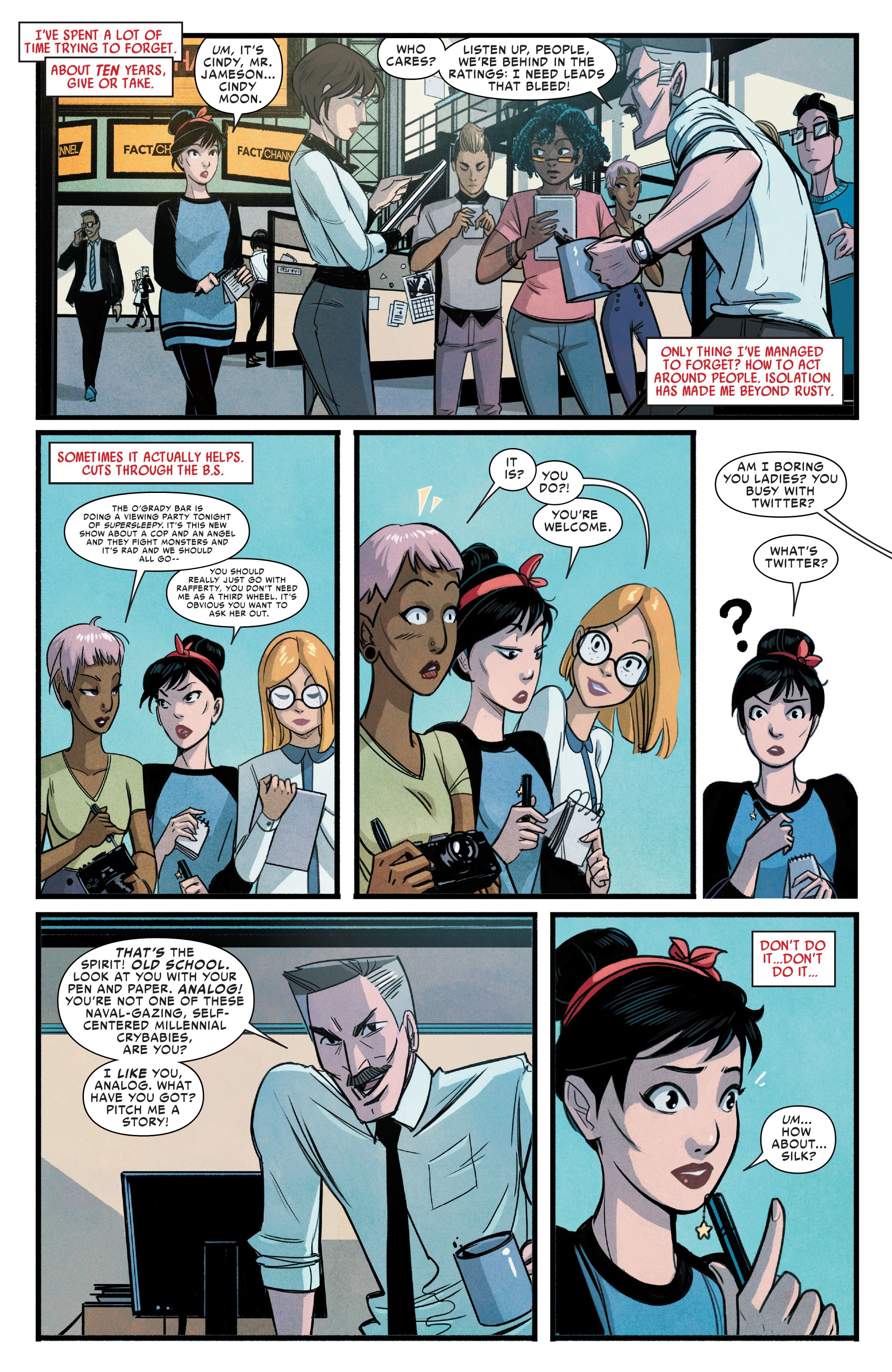 Read online Silk: Out of the Spider-Verse comic -  Issue # TPB 1 (Part 1) - 73