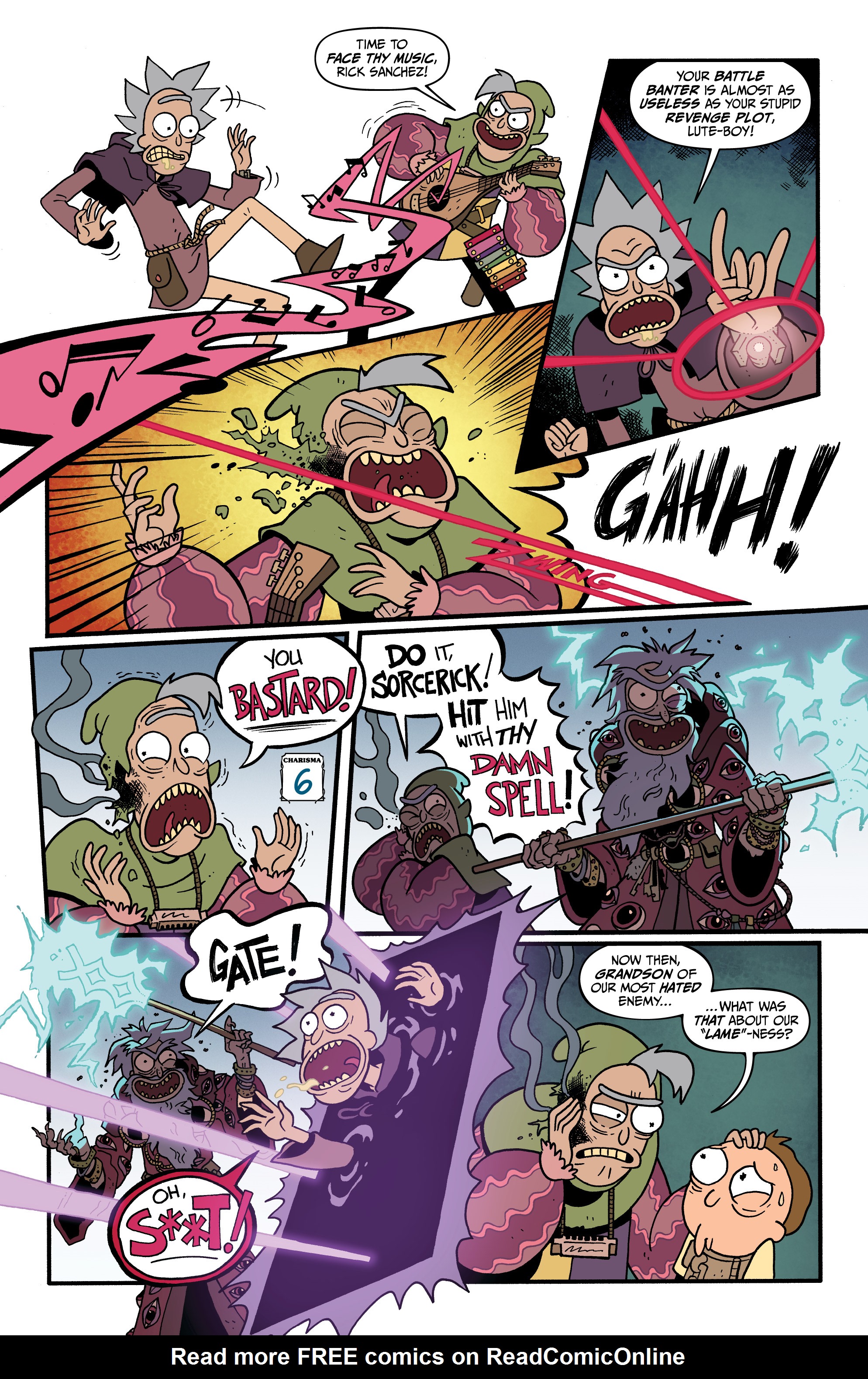 Read online Rick and Morty vs. Dungeons & Dragons II: Painscape comic -  Issue #1 - 20