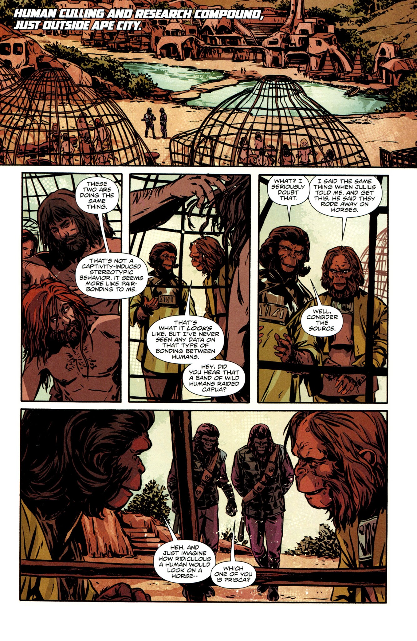 Read online Exile on the Planet of the Apes comic -  Issue #1 - 6