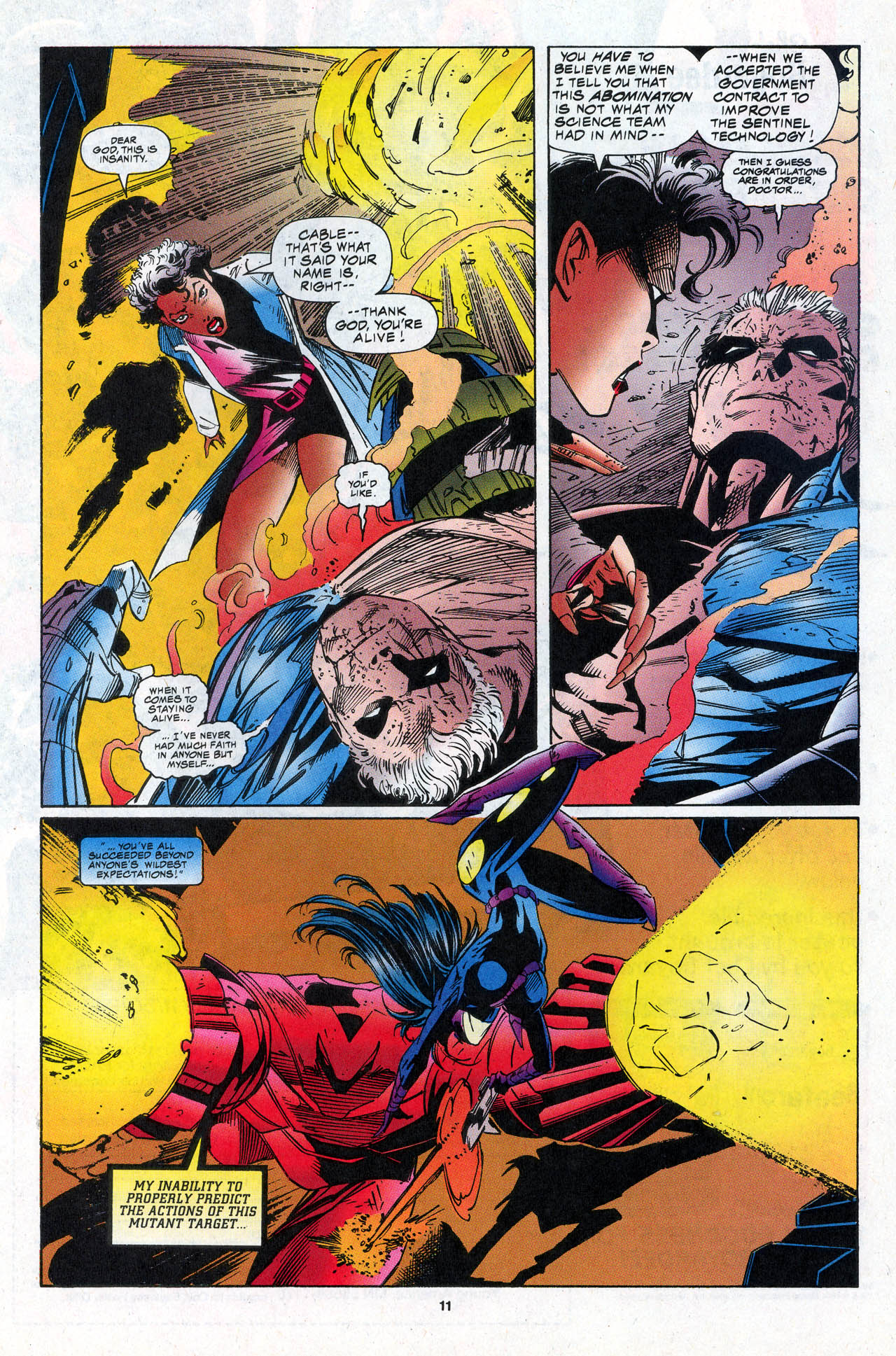 Read online X-Force (1991) comic -  Issue #36 - 11