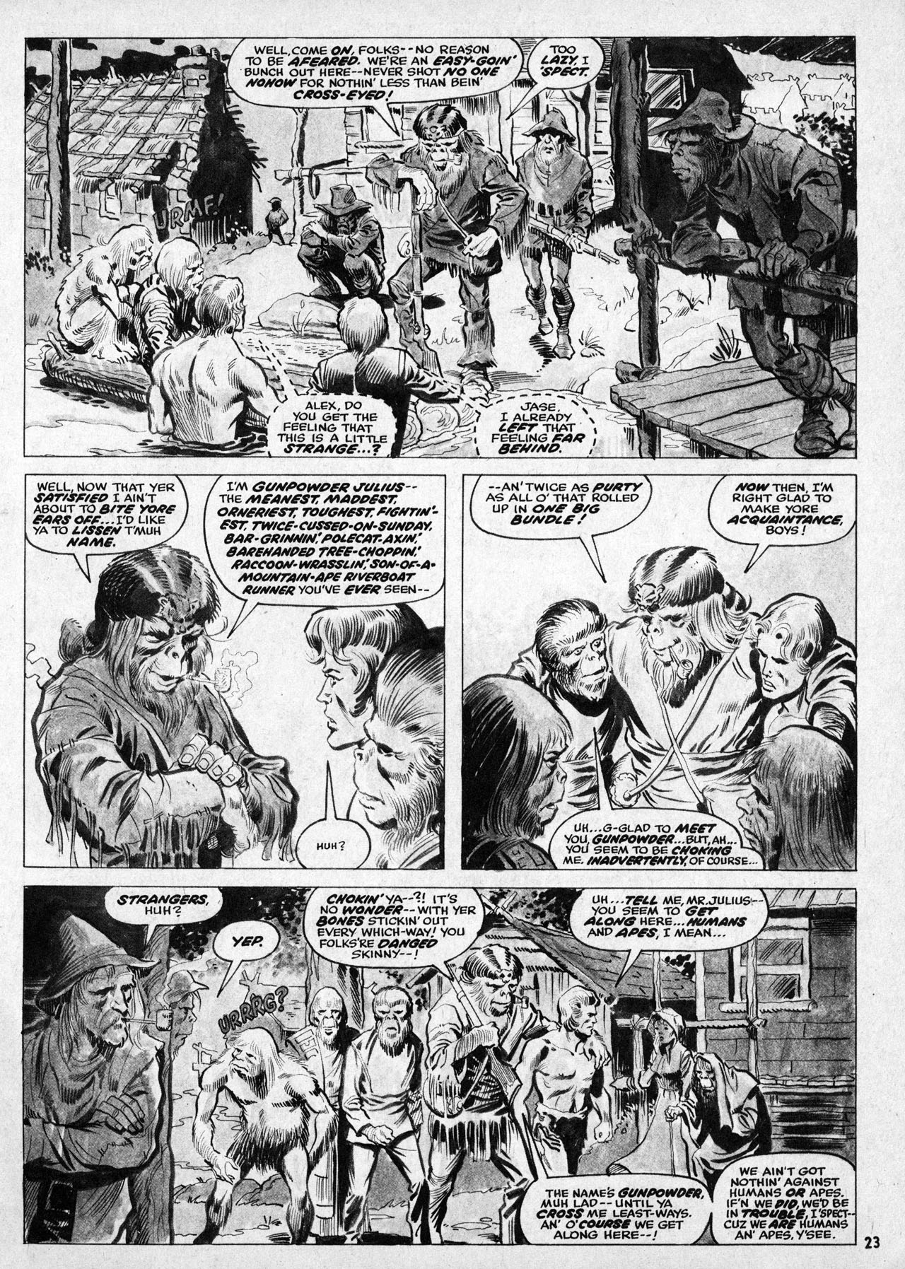 Read online Planet of the Apes comic -  Issue #4 - 22