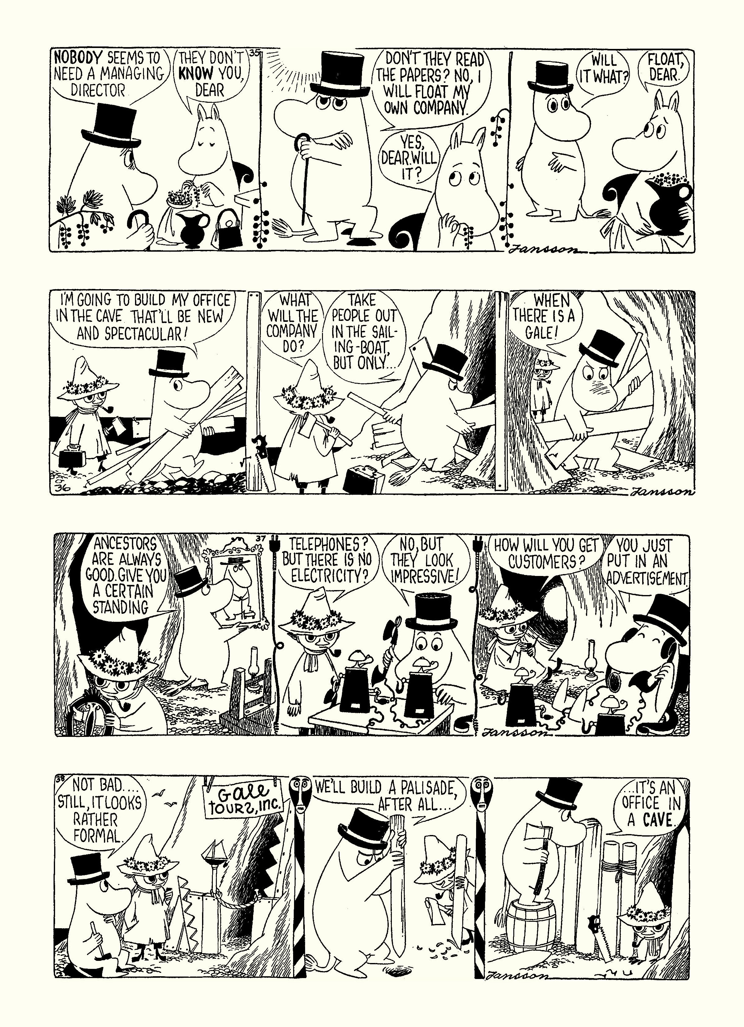 Read online Moomin: The Complete Tove Jansson Comic Strip comic -  Issue # TPB 4 - 46