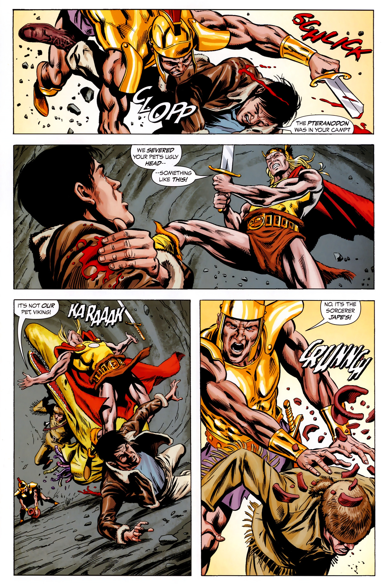 Read online The War That Time Forgot comic -  Issue #8 - 4