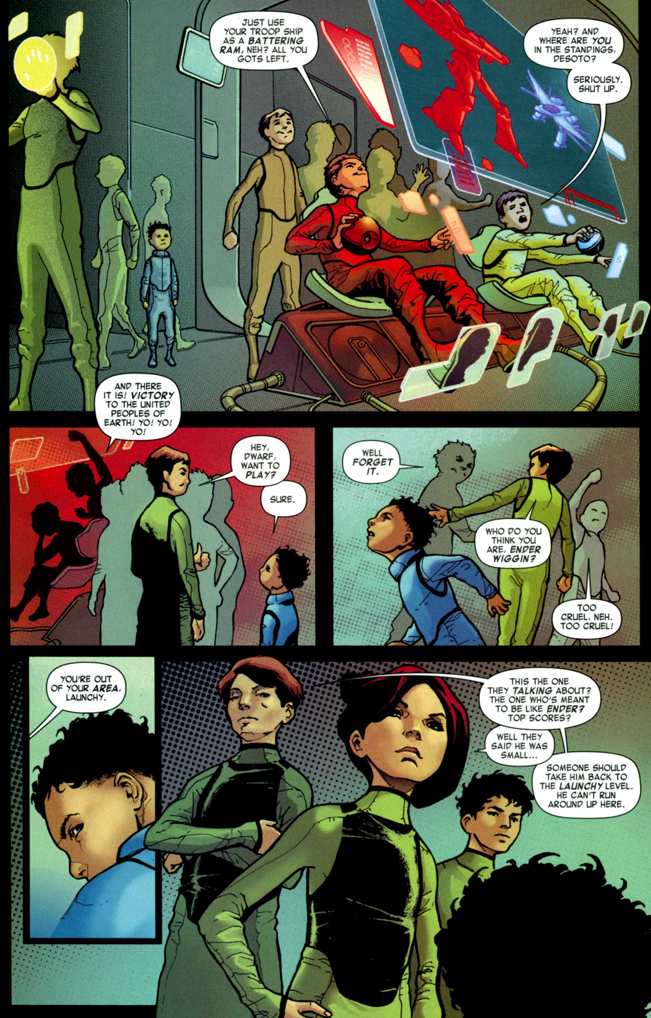 Read online Ender's Shadow: Battle School comic -  Issue #3 - 14