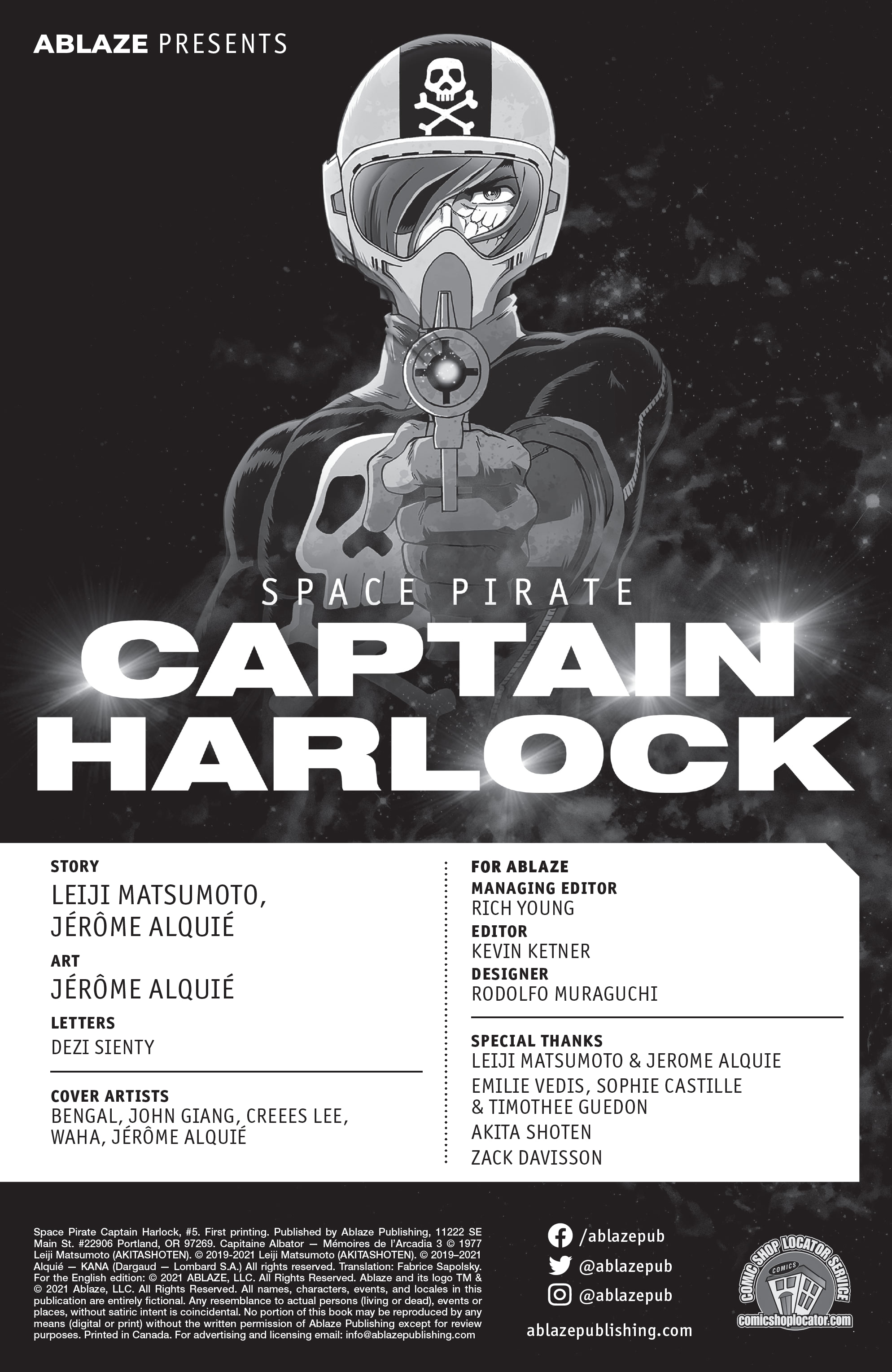 Read online Space Pirate Captain Harlock comic -  Issue #5 - 2