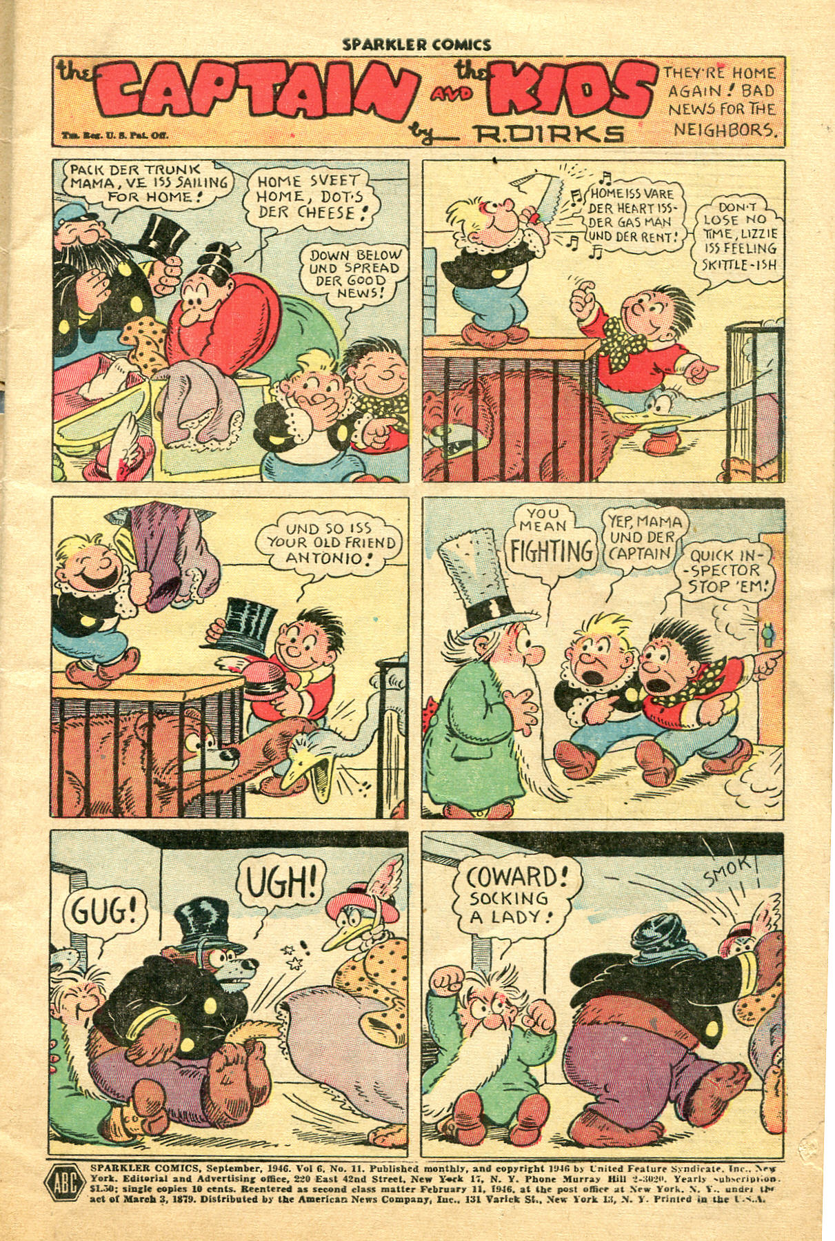 Read online Sparkler Comics comic -  Issue #59 - 3