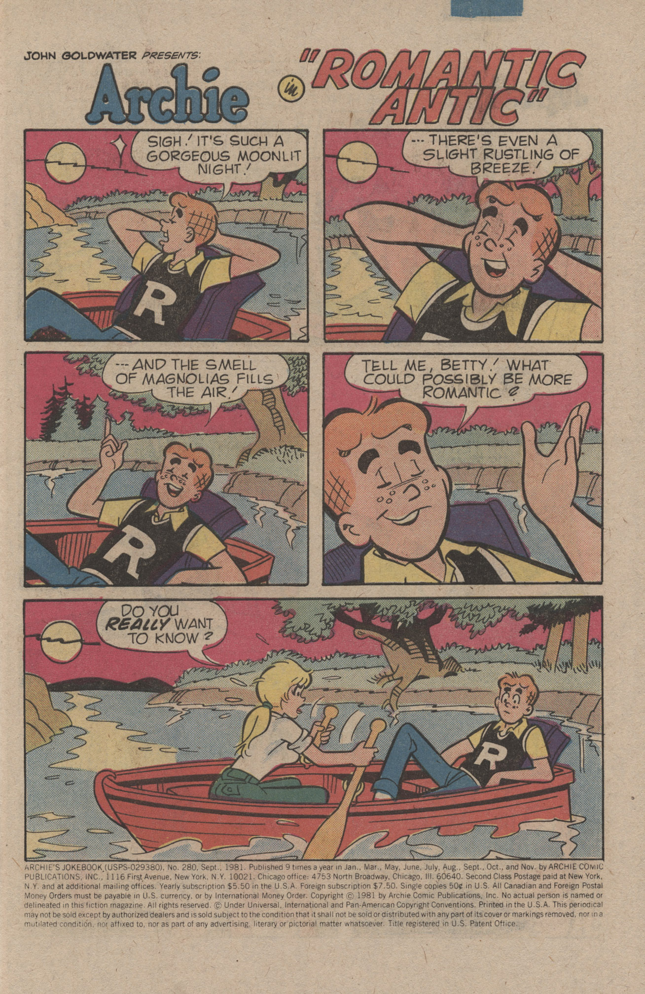 Read online Archie's Joke Book Magazine comic -  Issue #280 - 3