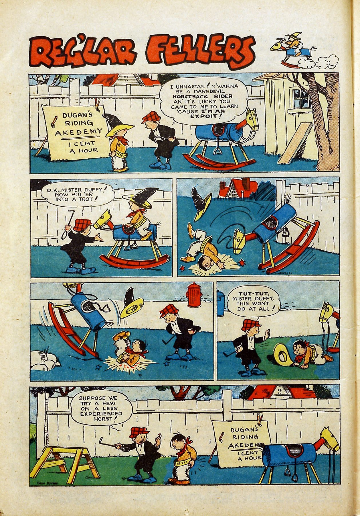 Read online Reg'lar Fellers Heroic Comics comic -  Issue #15 - 22