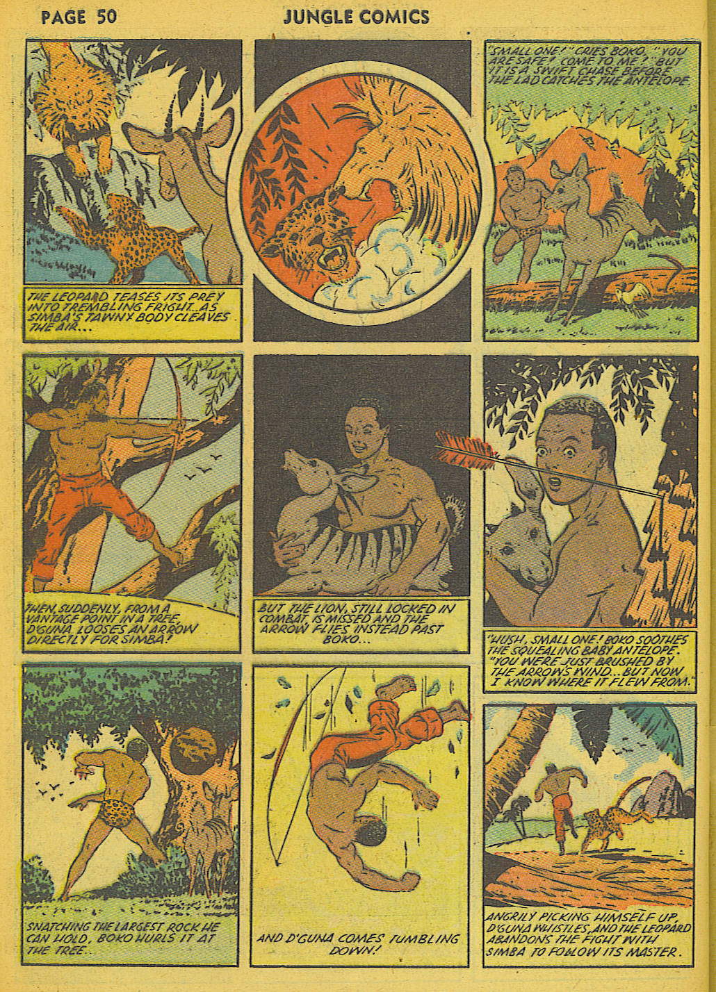 Read online Jungle Comics comic -  Issue #36 - 53