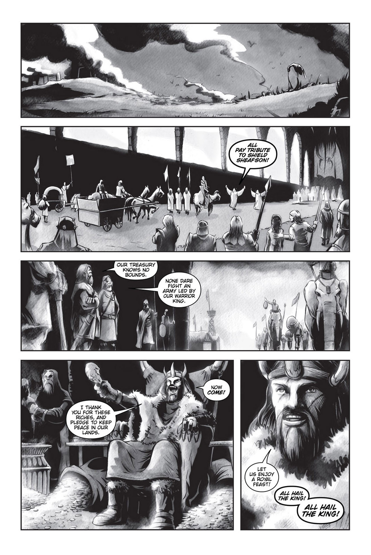 Read online Beowulf: The Graphic Novel comic -  Issue # Full - 12