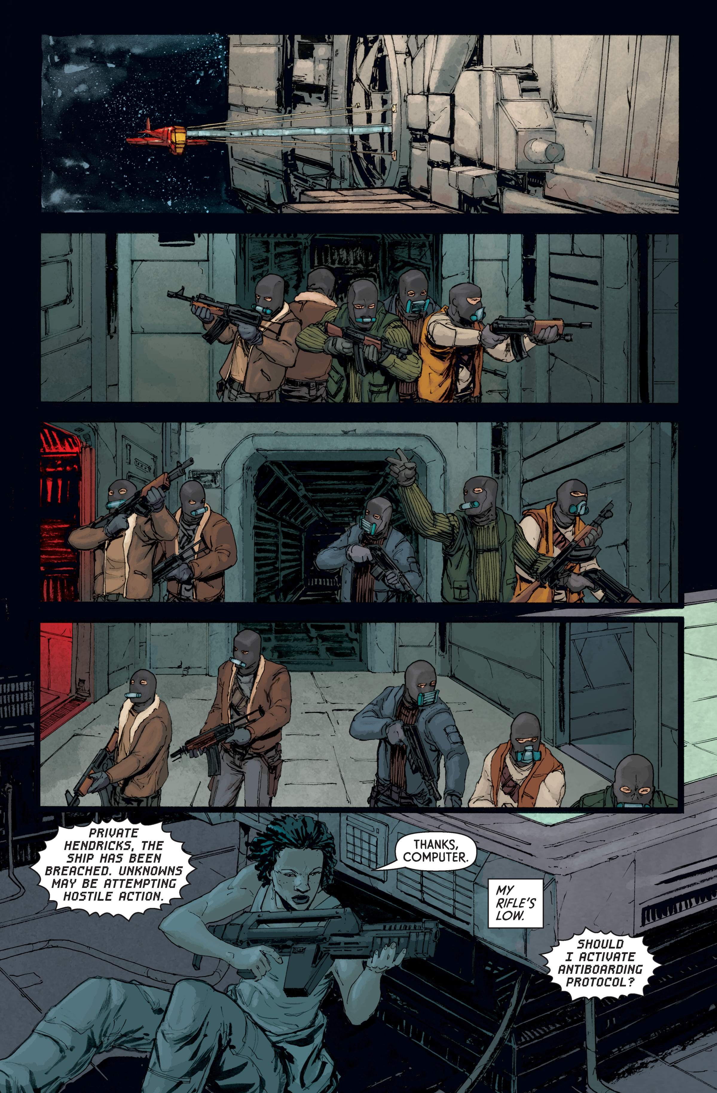 Read online Aliens: Defiance Library Edition comic -  Issue # TPB (Part 3) - 4