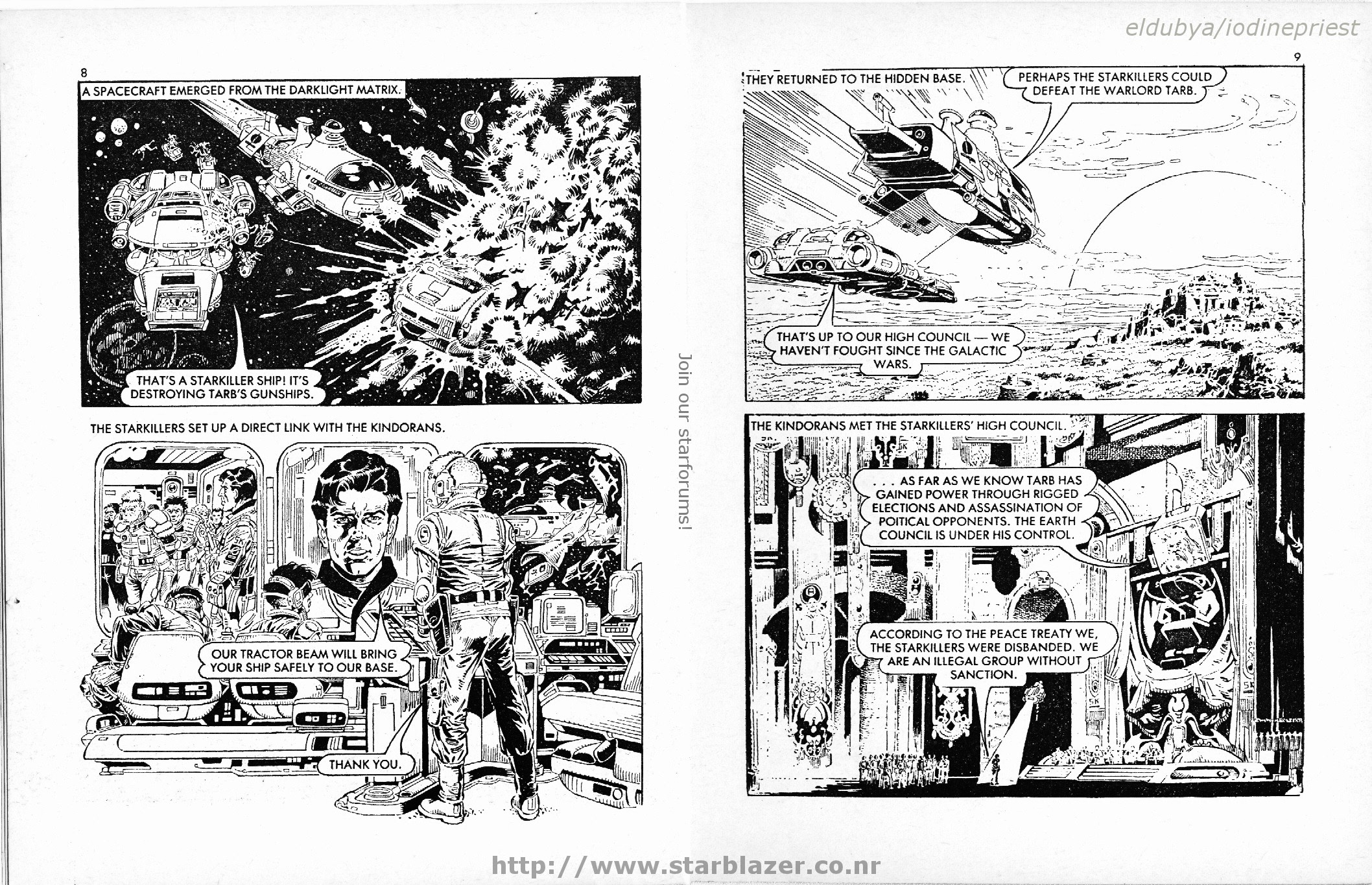 Read online Starblazer comic -  Issue #155 - 6