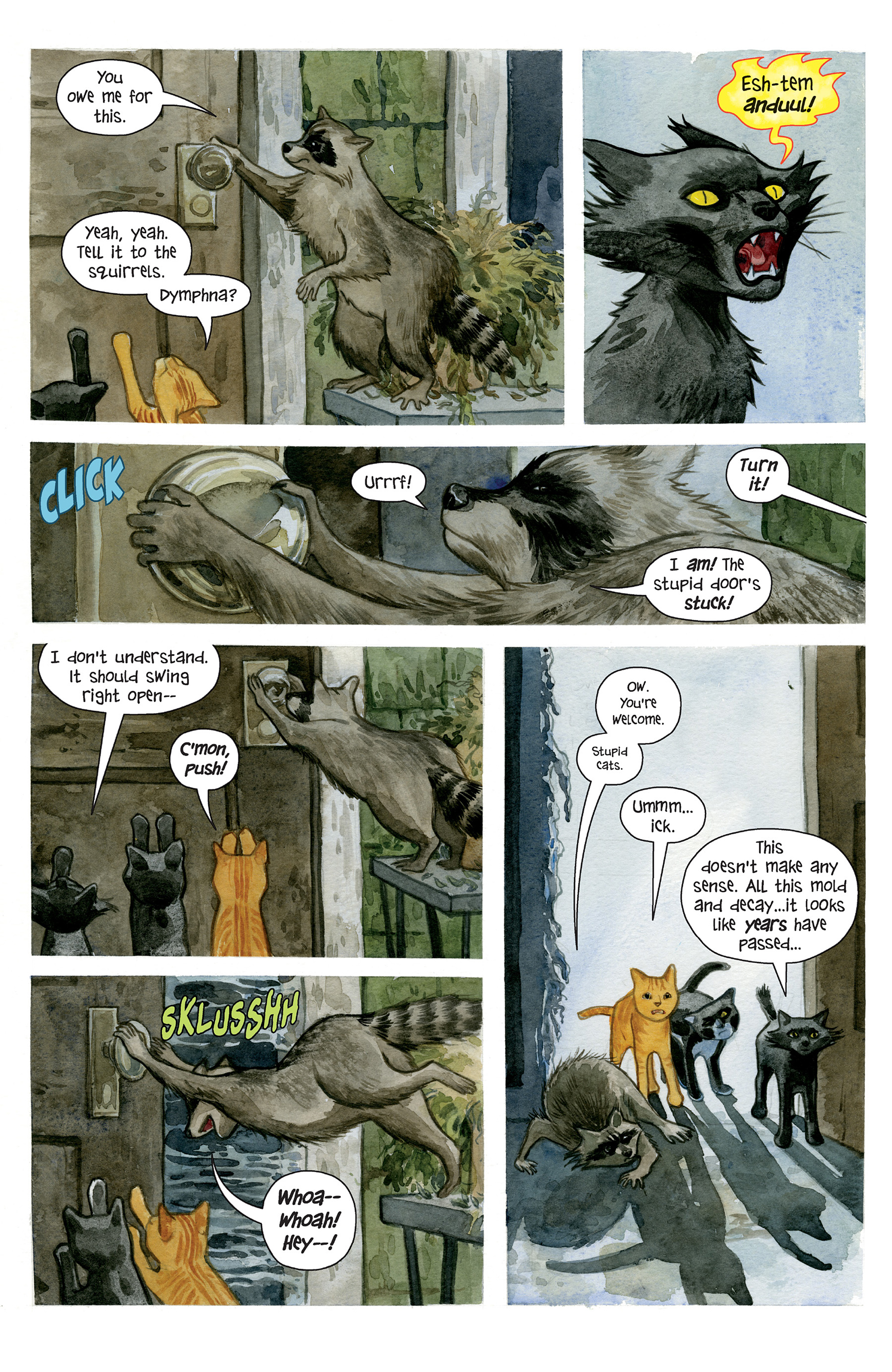 Read online Beasts of Burden: What The Cat Dragged In comic -  Issue # Full - 8