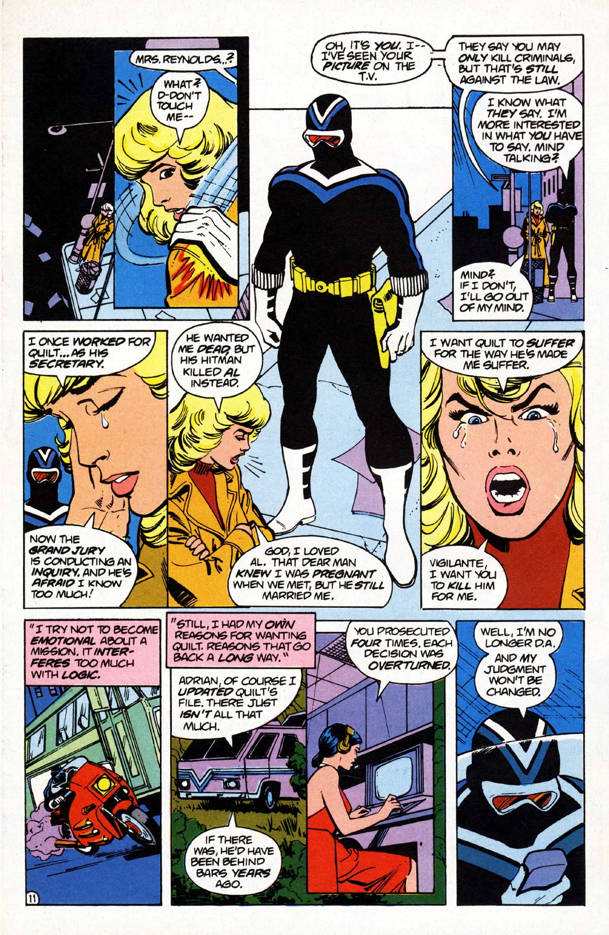Read online Vigilante (1983) comic -  Issue #1 - 12