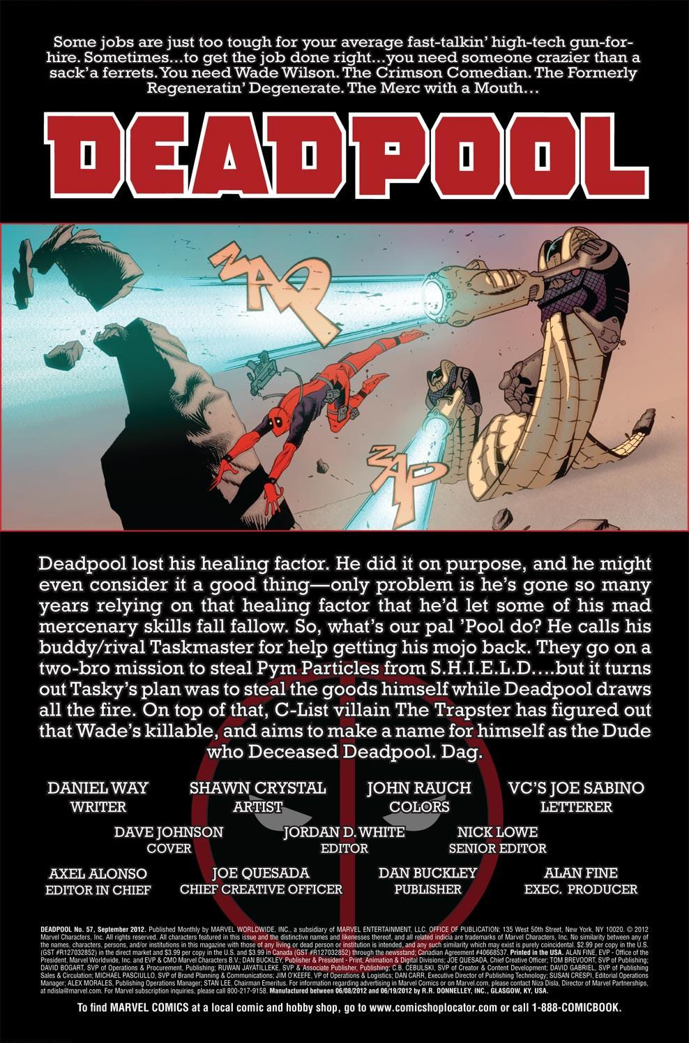 Read online Deadpool (2008) comic -  Issue #57 - 2