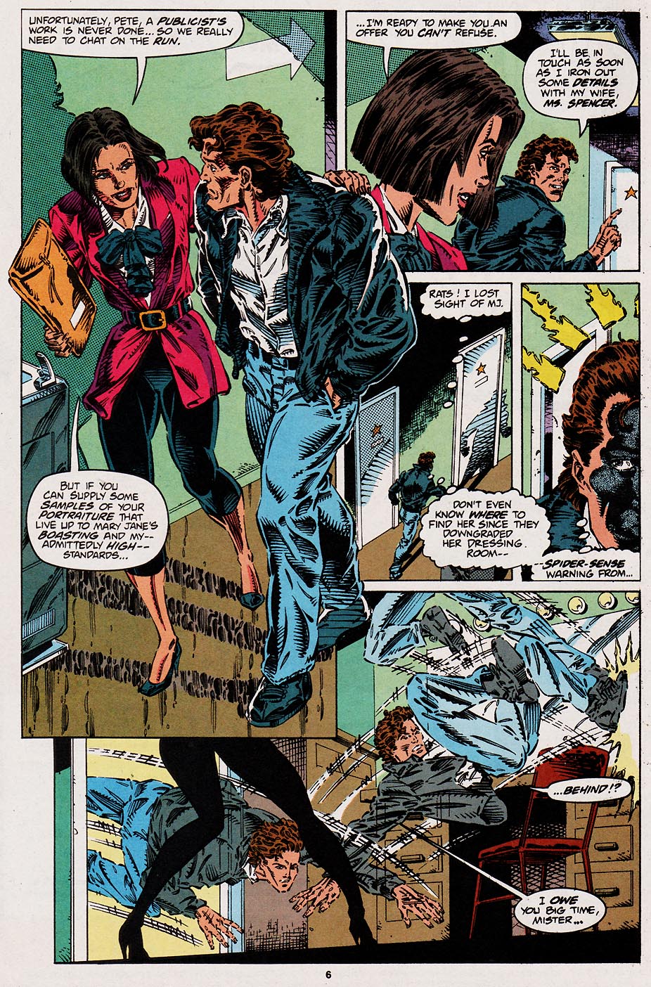 Read online Web of Spider-Man (1985) comic -  Issue #107 - 6