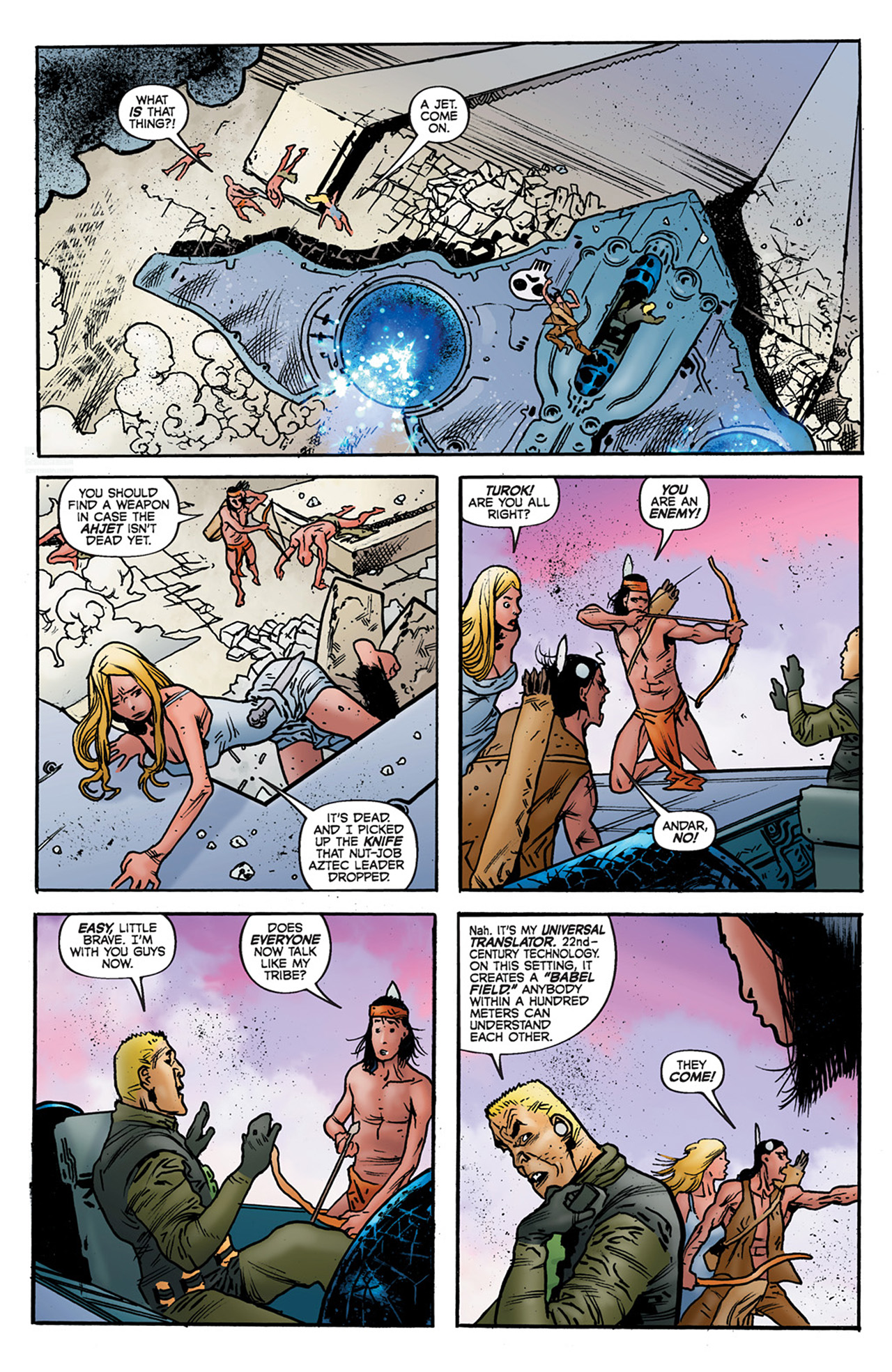 Read online Turok, Son of Stone (2010) comic -  Issue #4 - 7