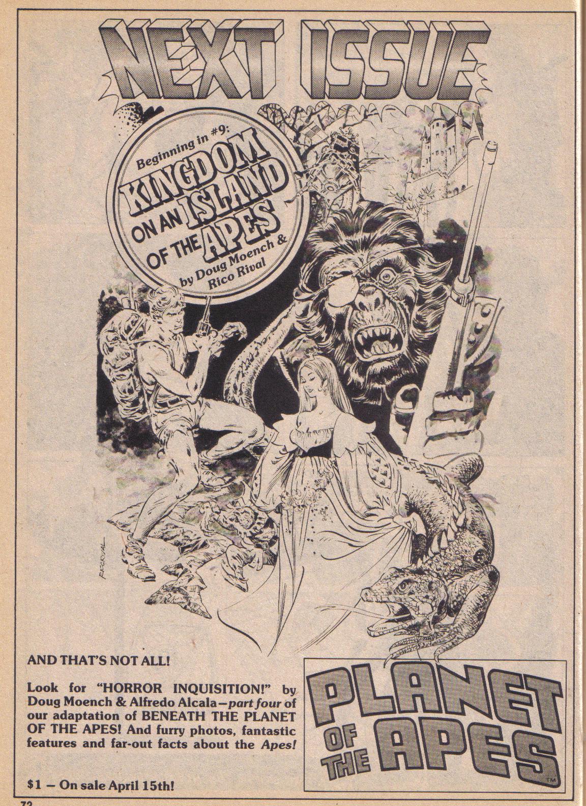 Read online Planet of the Apes comic -  Issue #8 - 72