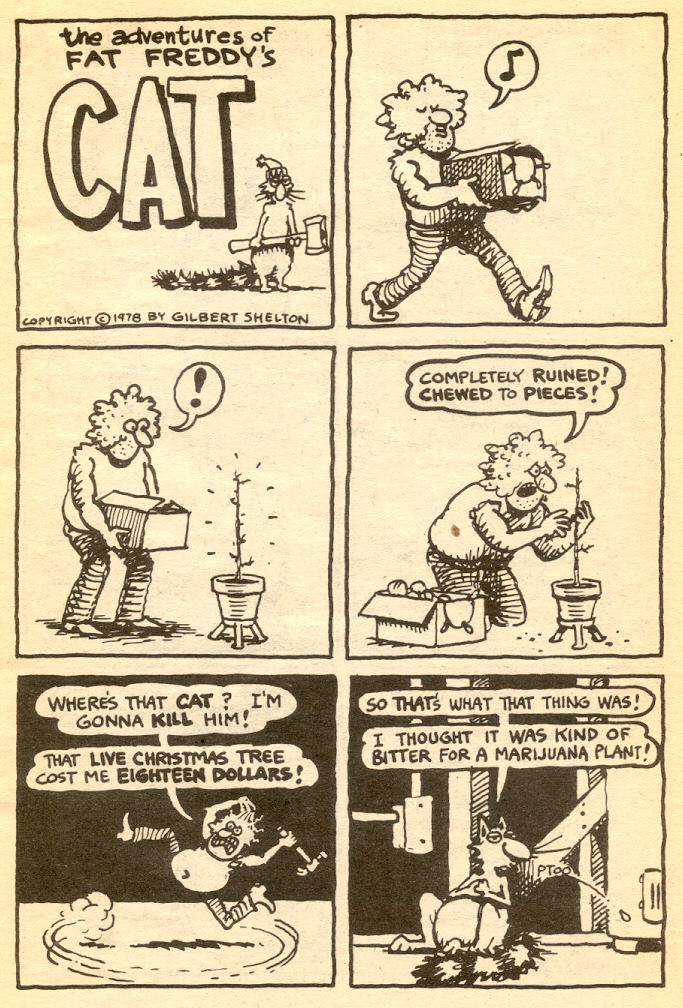 Read online Adventures of Fat Freddy's Cat comic -  Issue #5 - 23