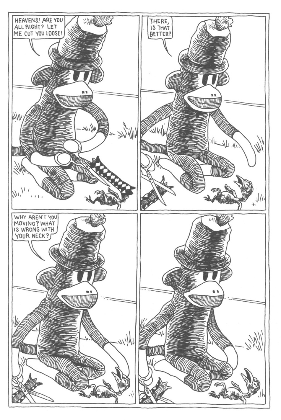 Read online Tony Millionaire's Sock Monkey (2000) comic -  Issue #2 - 9