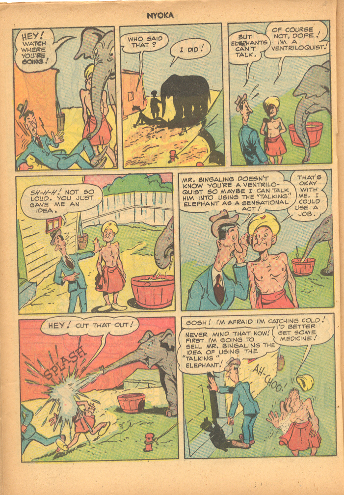 Read online Nyoka the Jungle Girl (1945) comic -  Issue #26 - 28