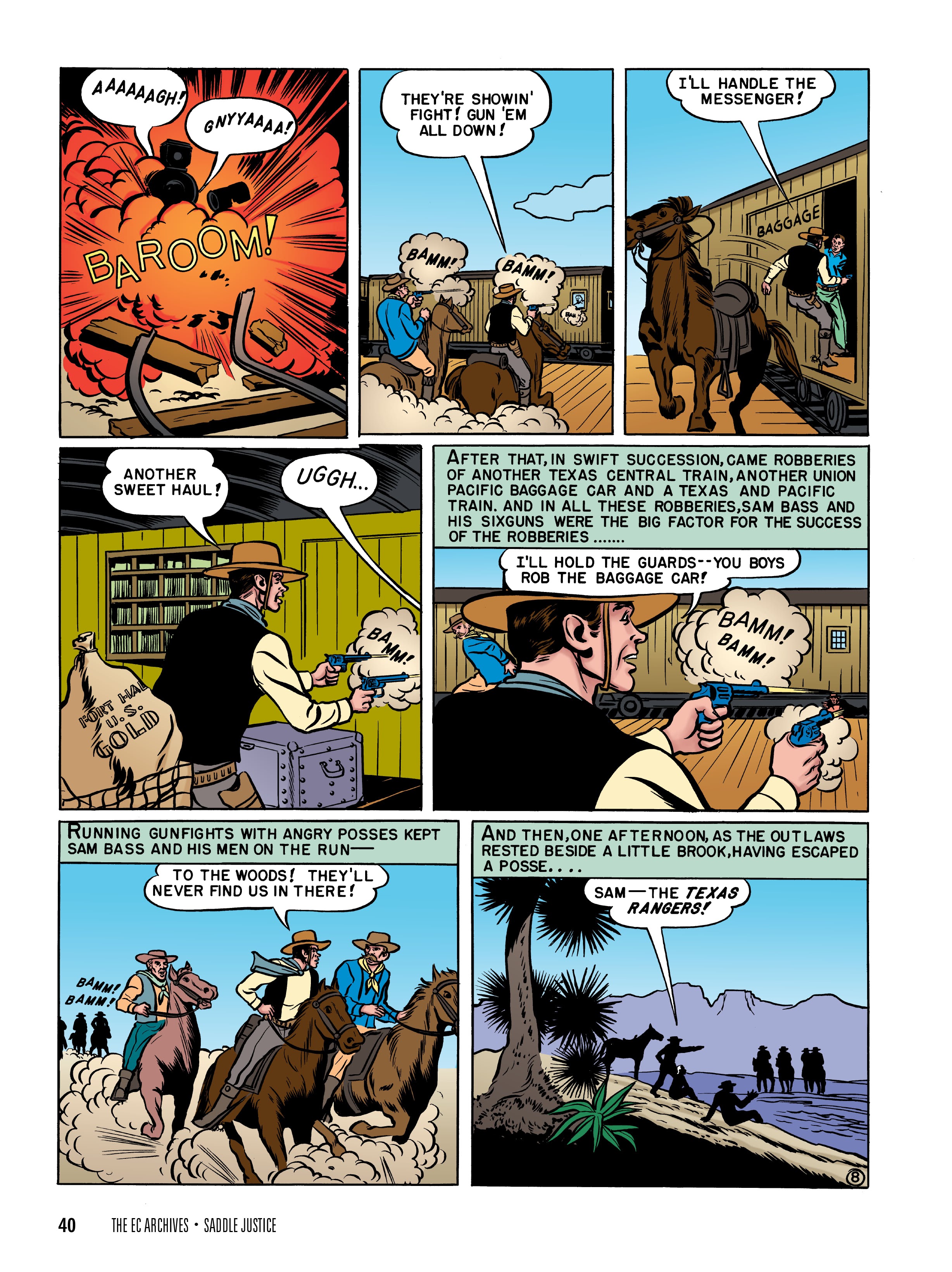 Read online The EC Archives: Saddle Justice comic -  Issue # TPB (Part 1) - 42