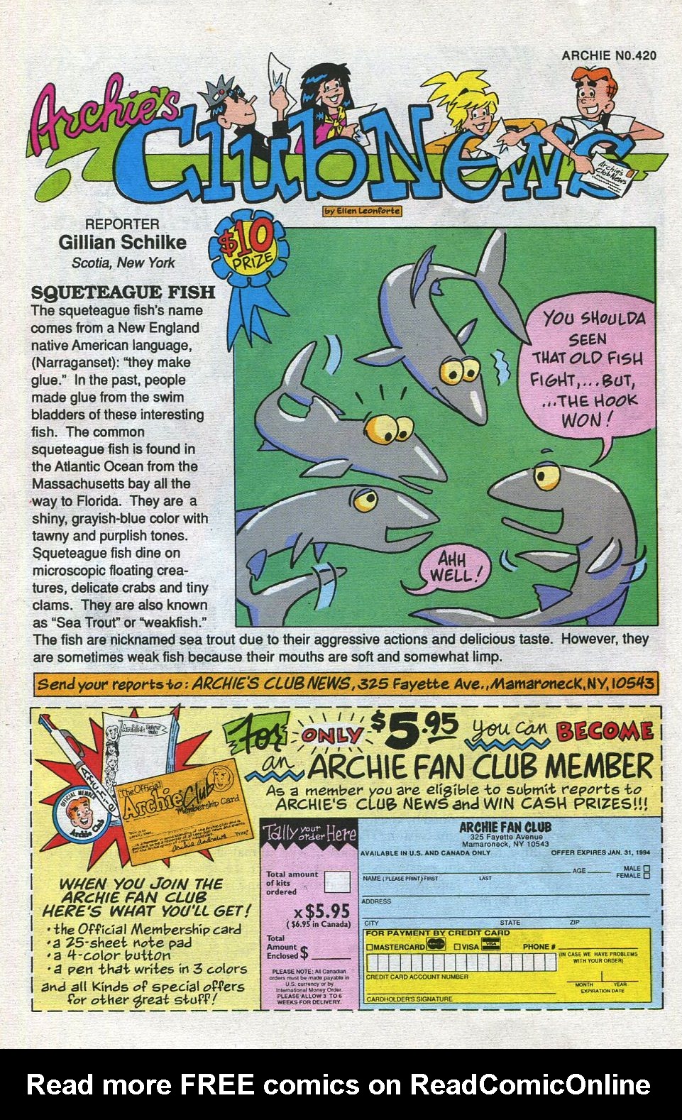 Read online Archie (1960) comic -  Issue #420 - 10