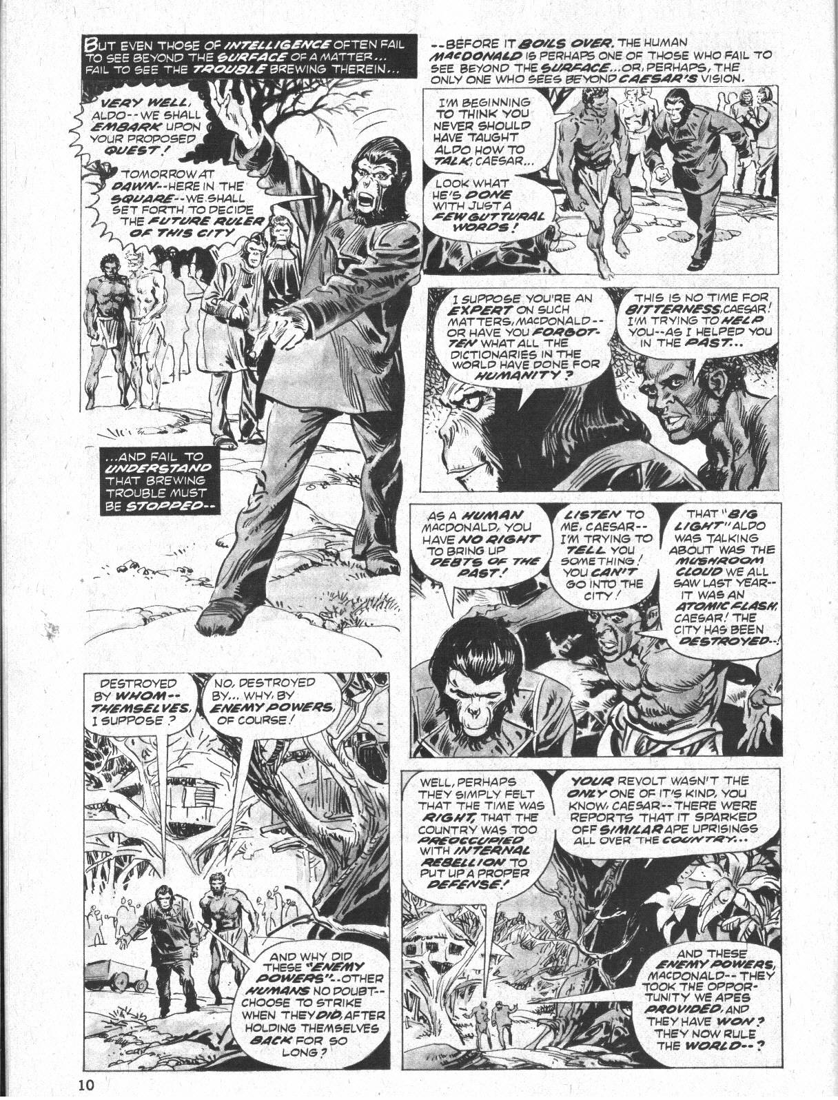 Read online Planet of the Apes comic -  Issue #22 - 10